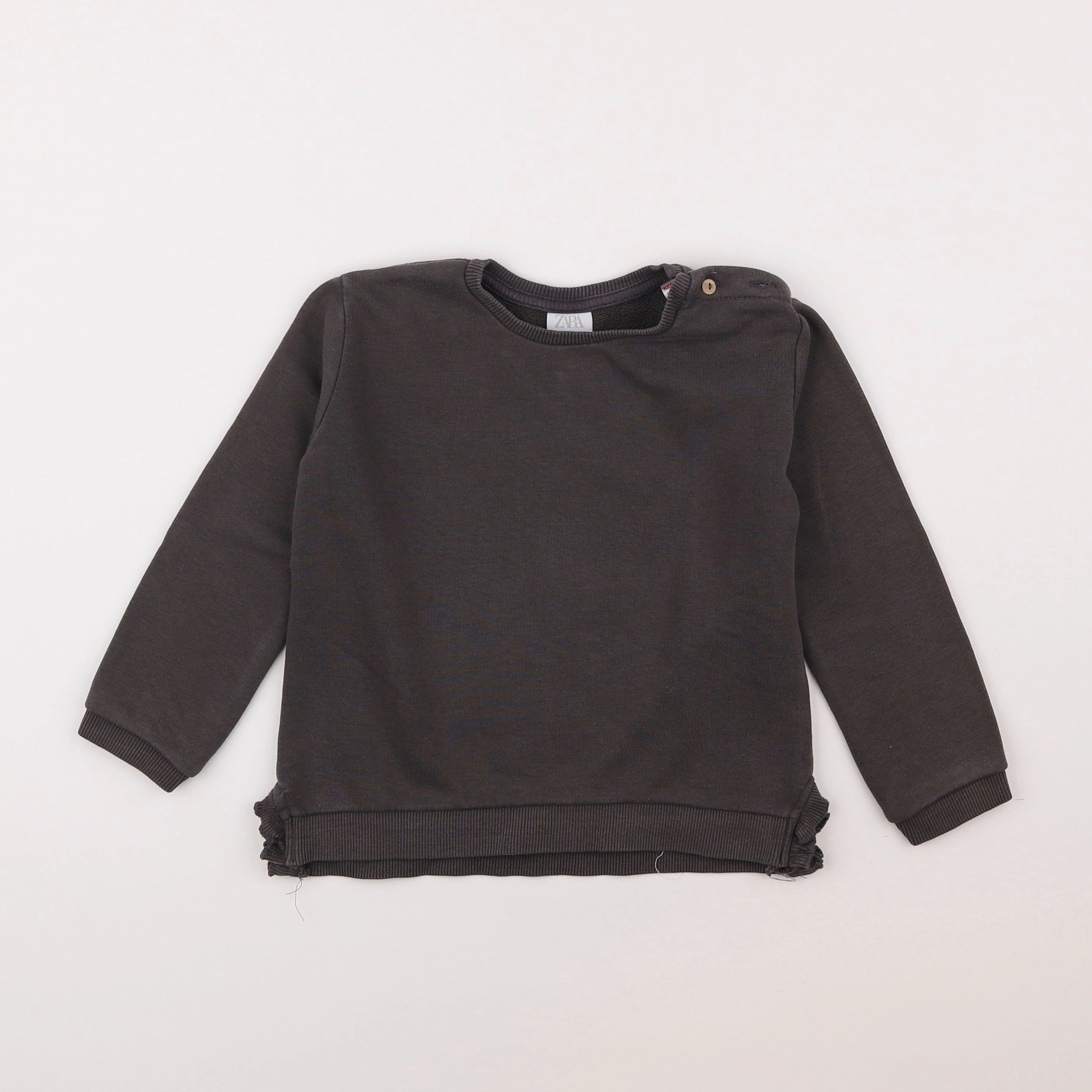 Zara - sweat marron - 4/5 ans