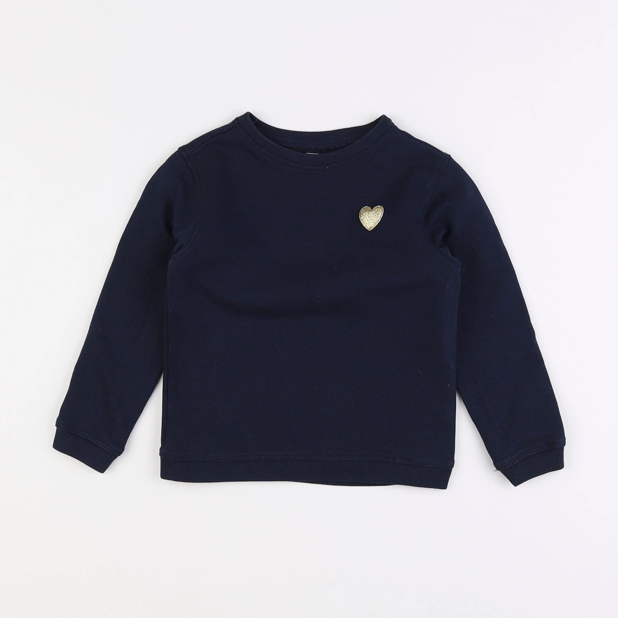 Vertbaudet - sweat bleu - 5 ans