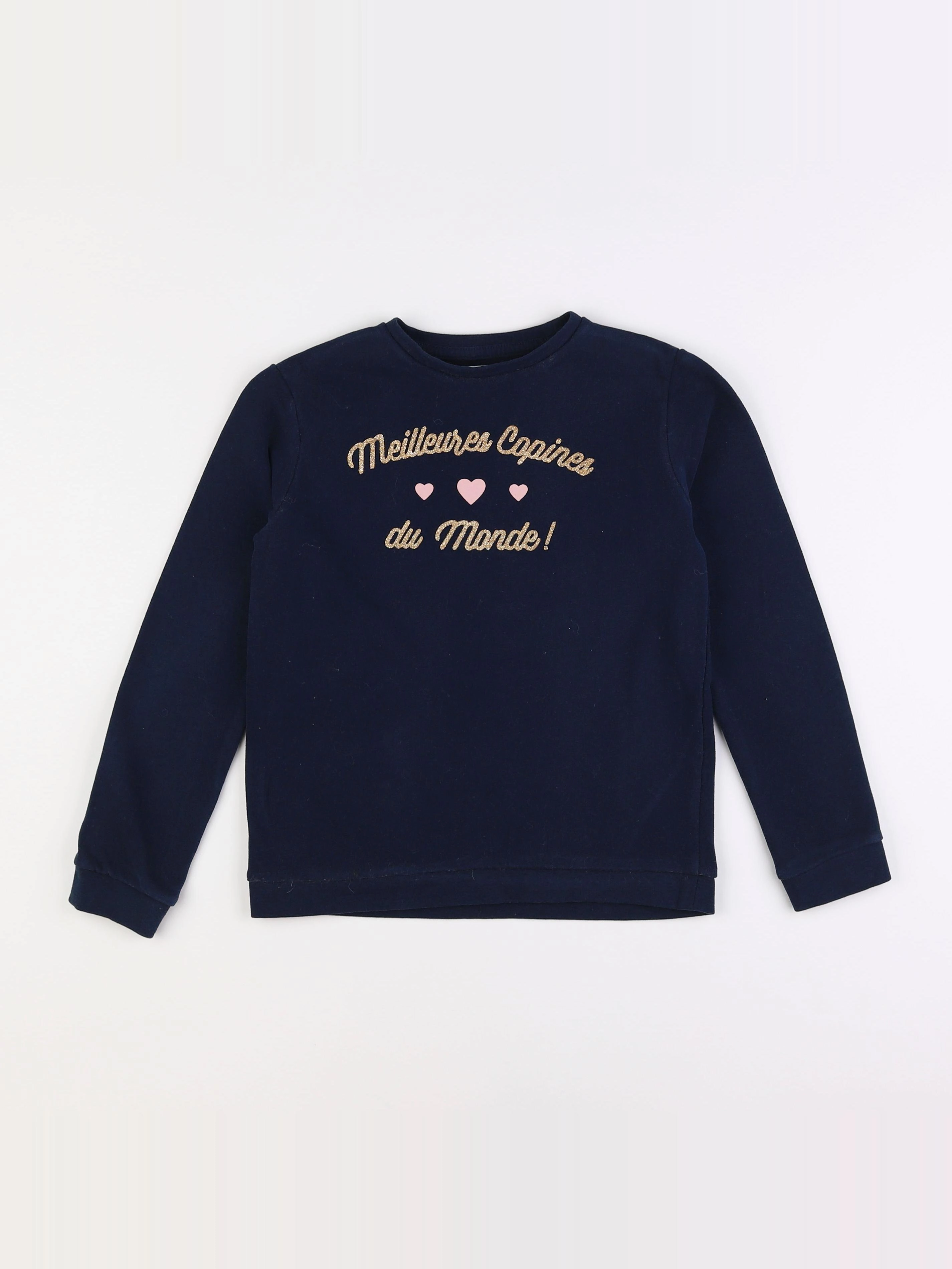 Vertbaudet - sweat bleu - 10 ans