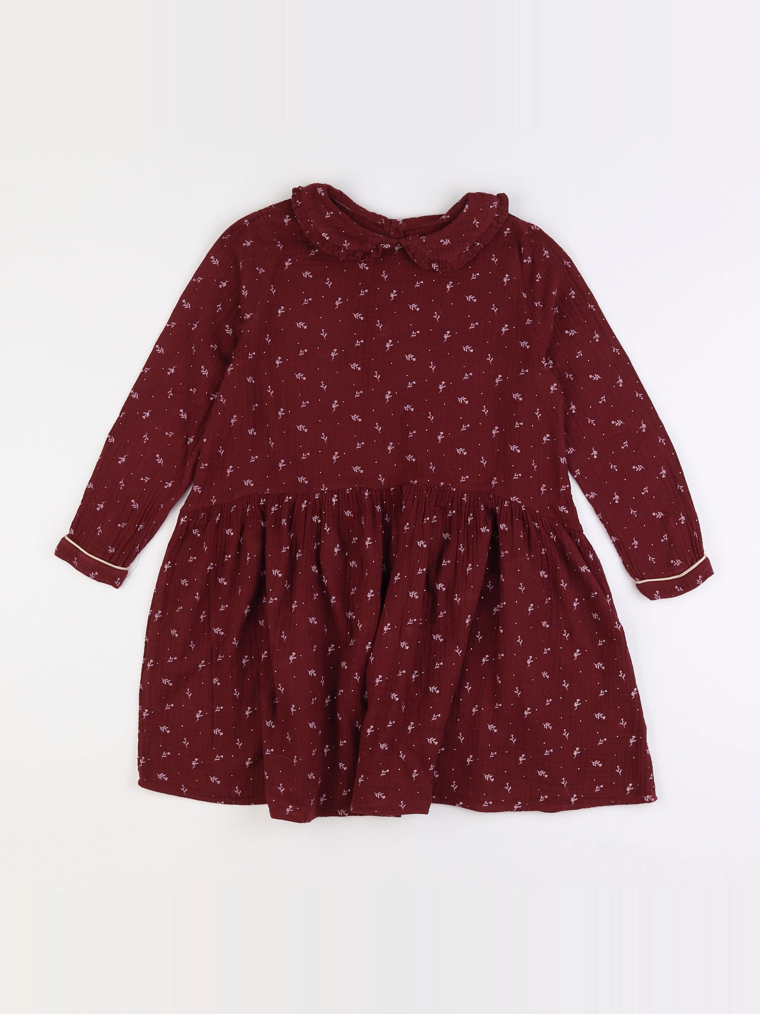 Vertbaudet - robe rouge - 9 ans