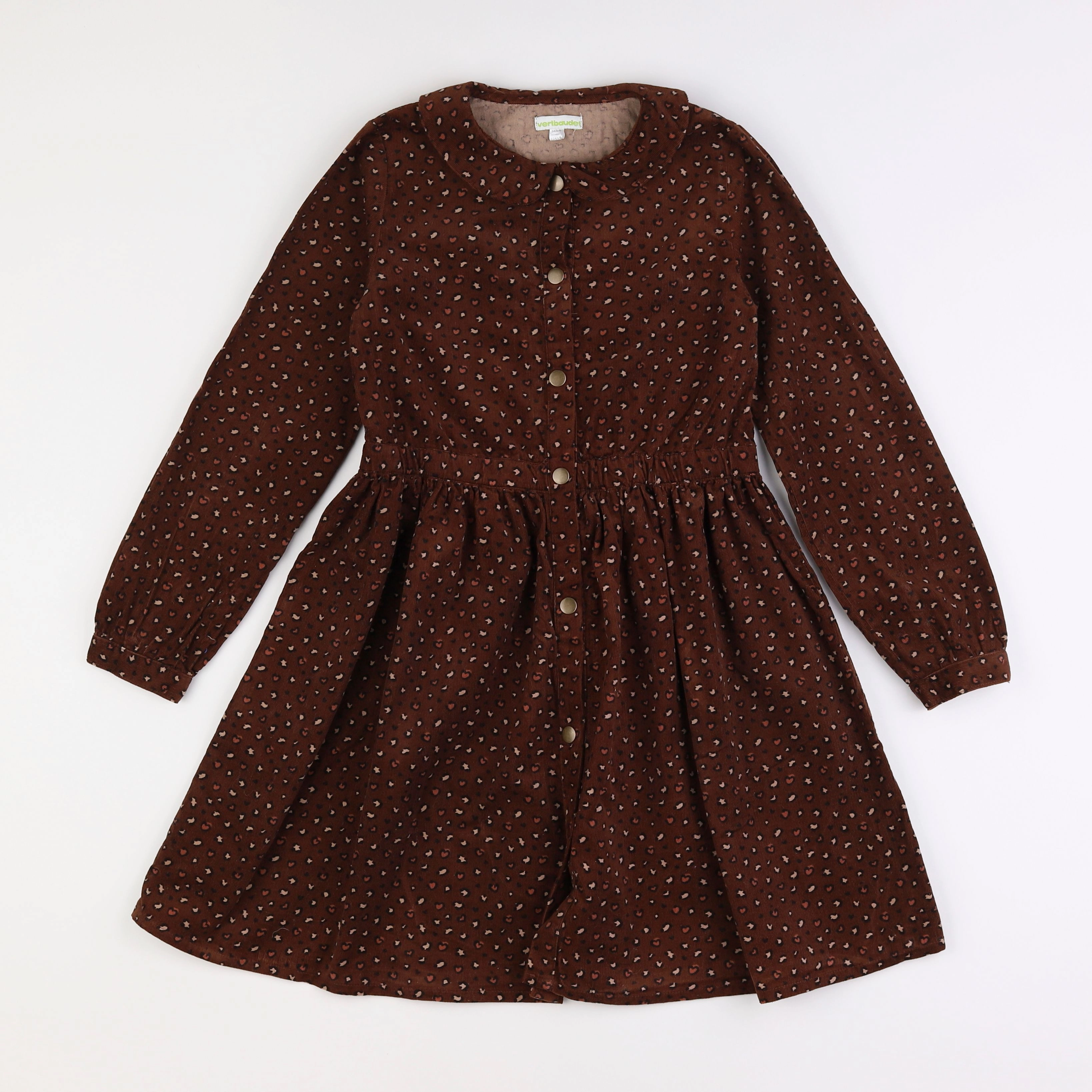 Vertbaudet - robe rouge - 10 ans