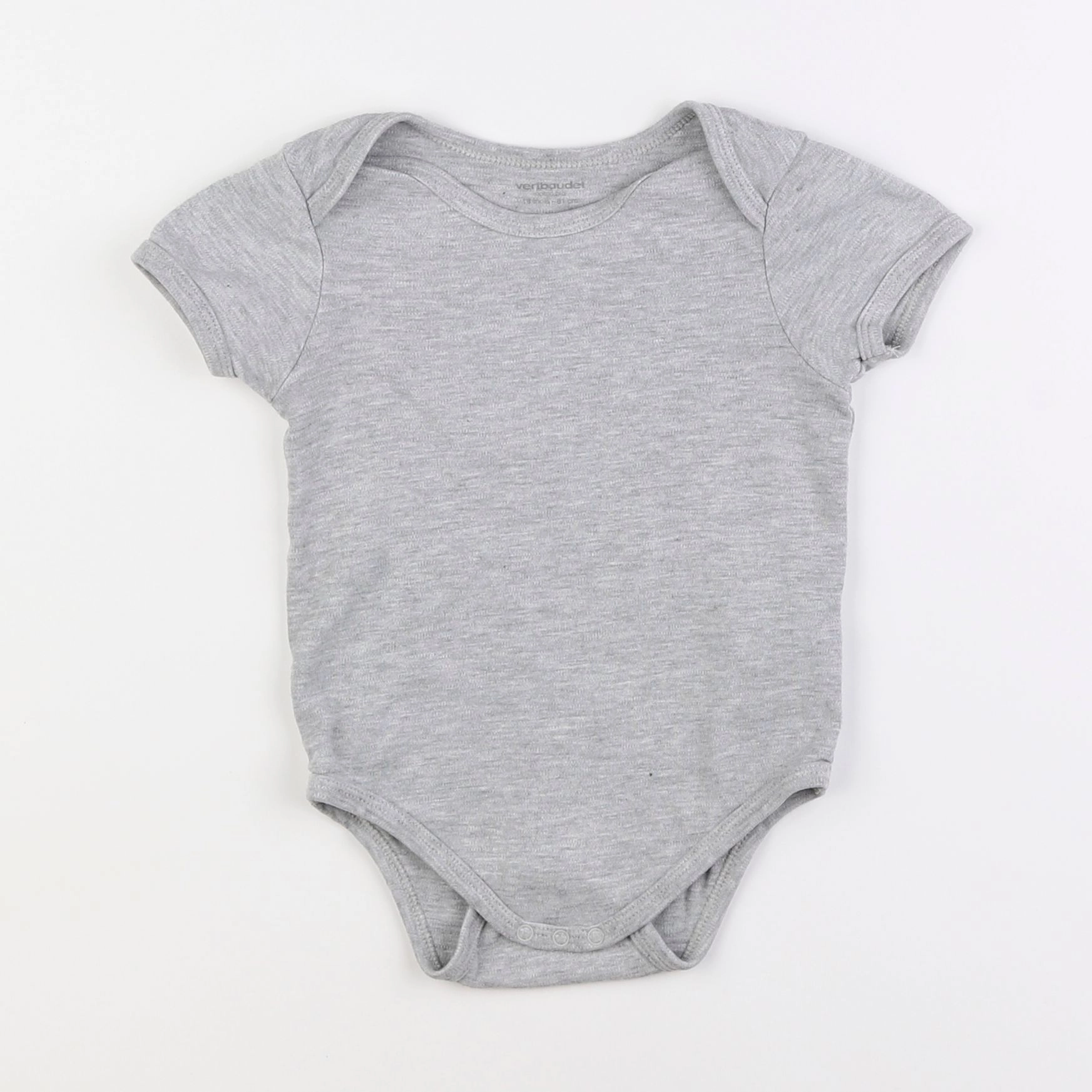 Vertbaudet - body gris - 18 mois