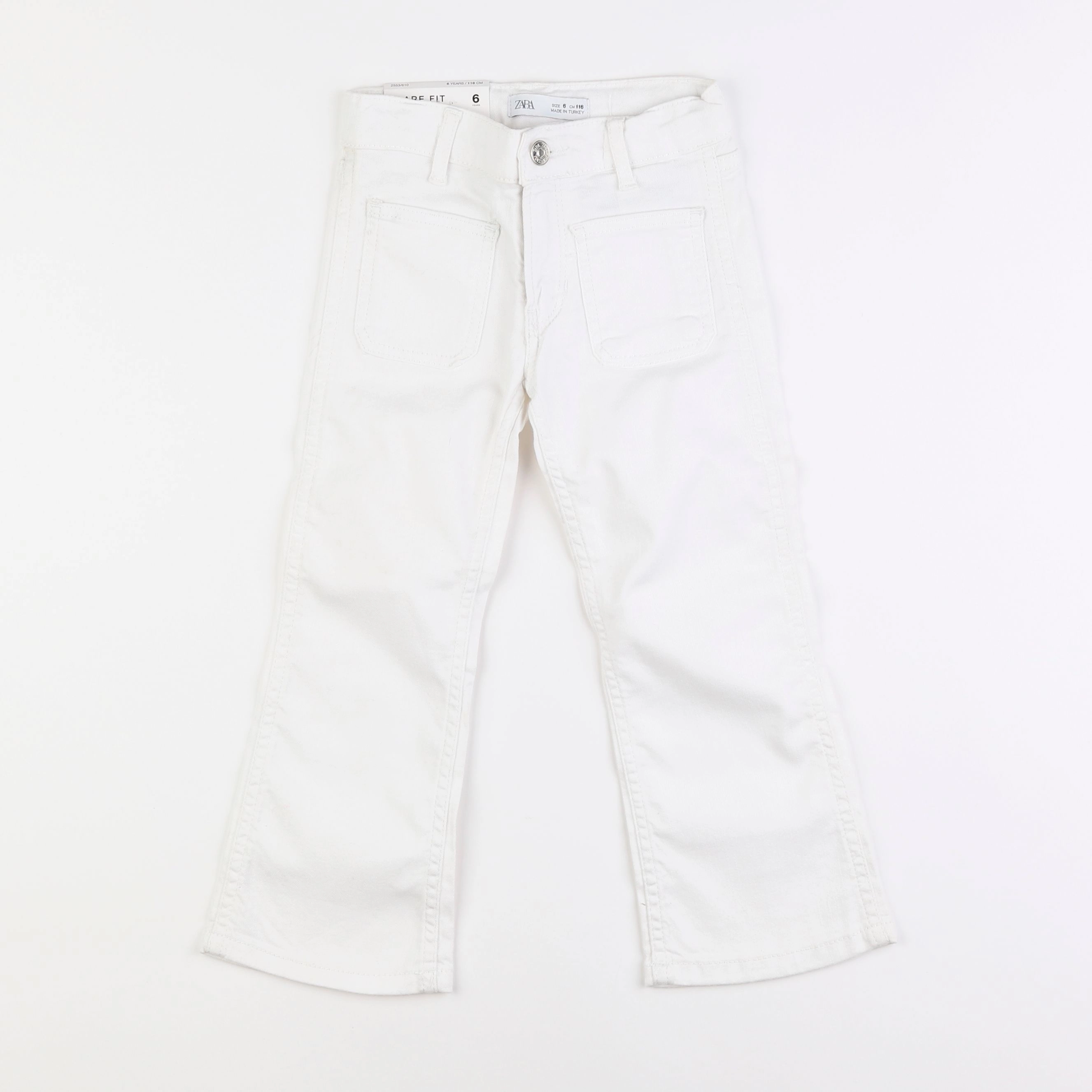 Zara - pantalon blanc - 6 ans