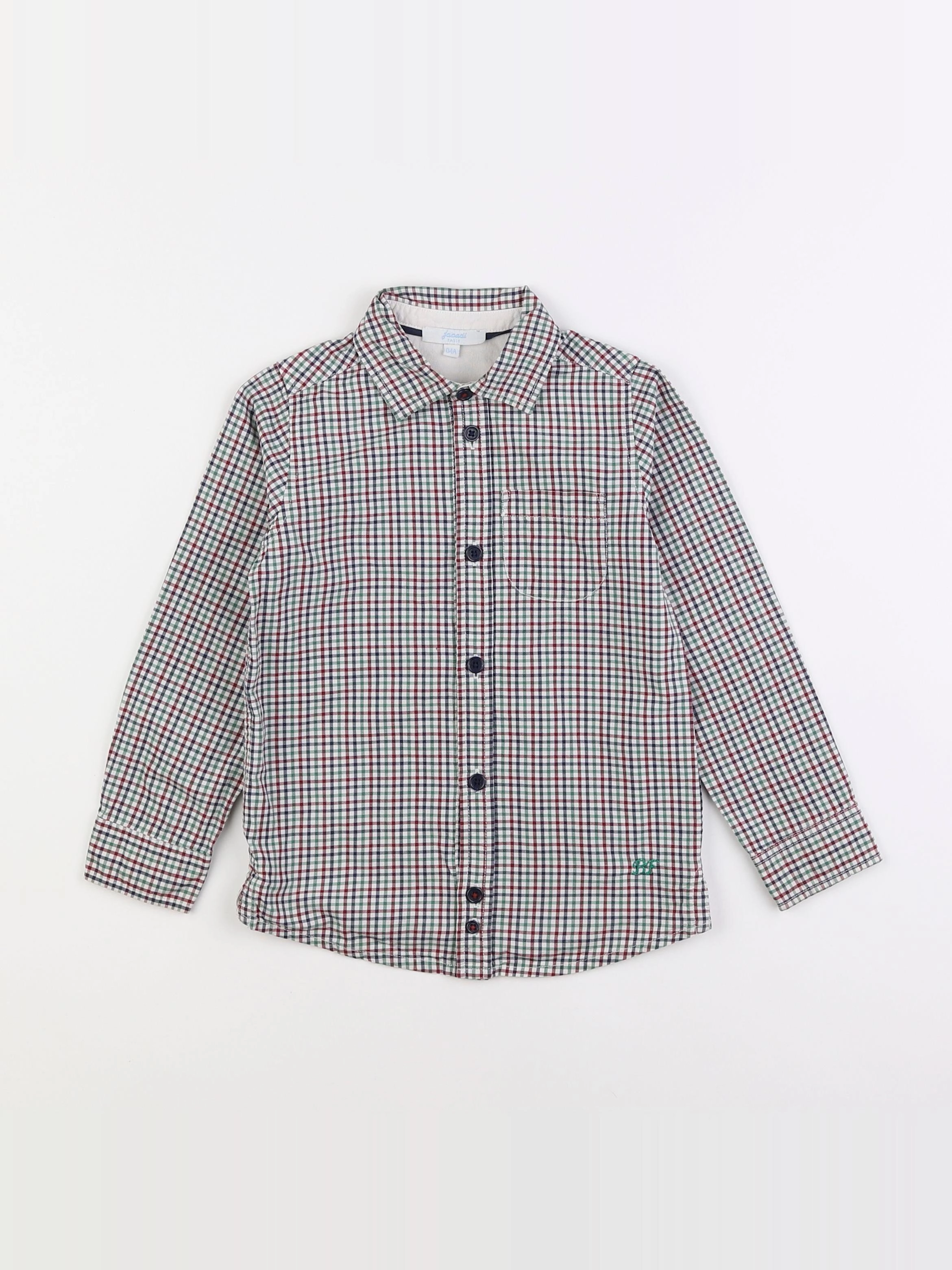 Jacadi - chemise rouge - 4 ans