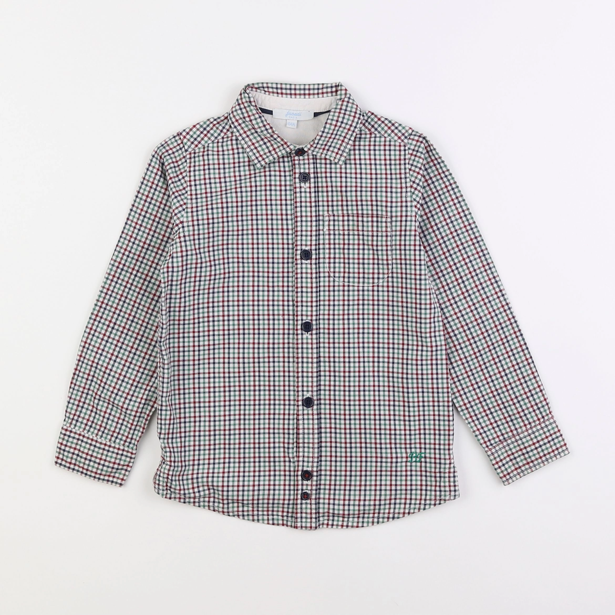 Jacadi - chemise rouge - 4 ans