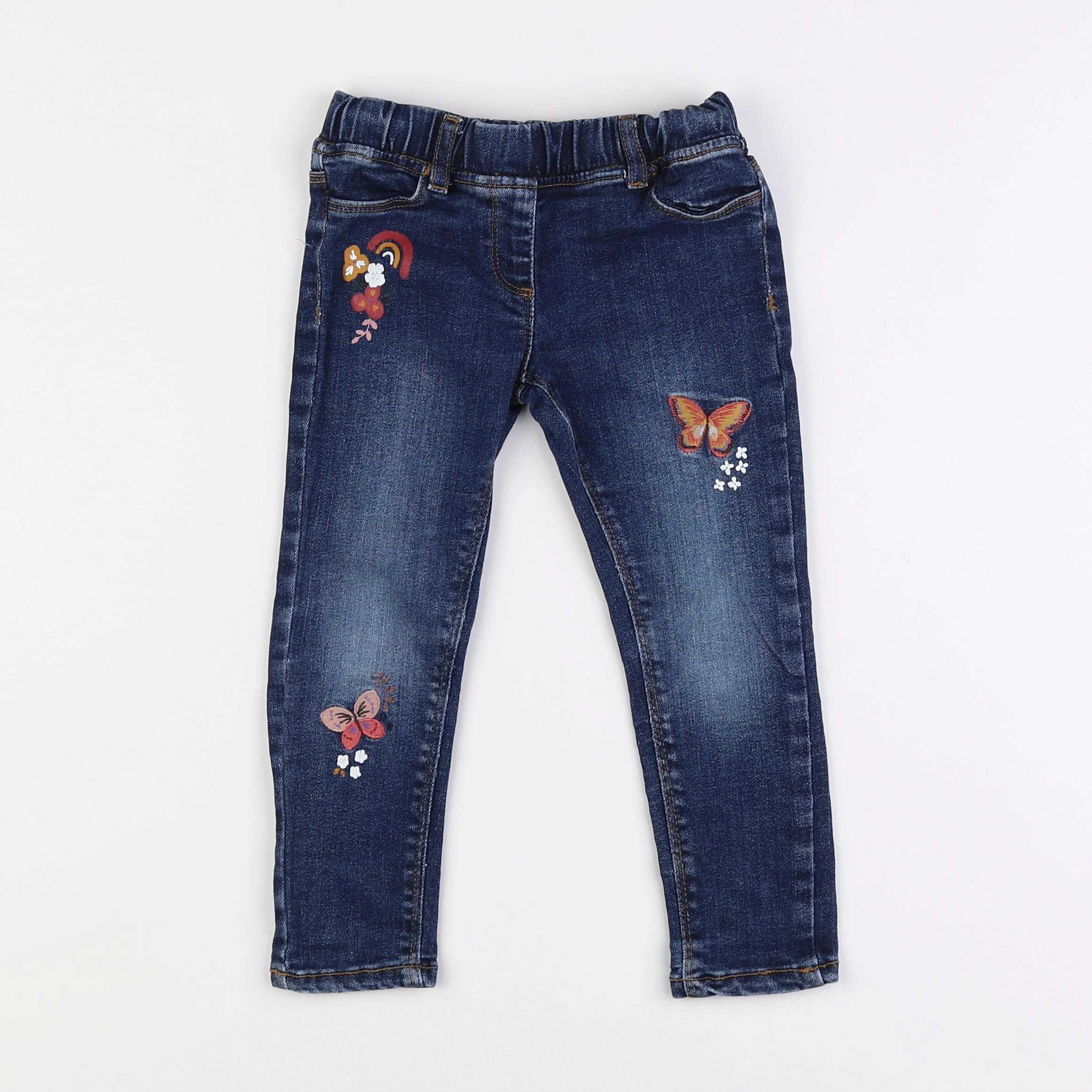 Vertbaudet - jegging bleu - 3 ans