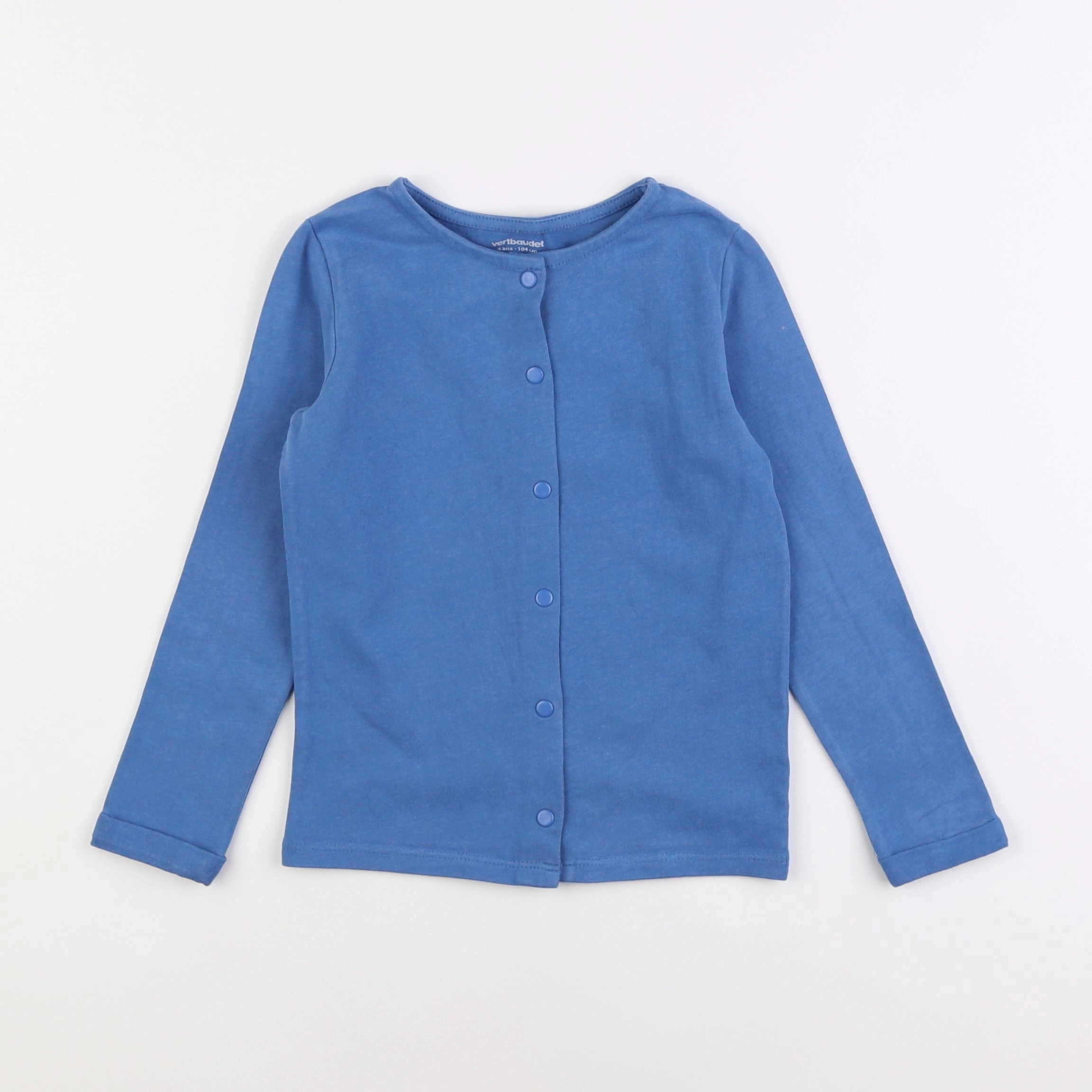 Vertbaudet - sweat bleu - 4 ans