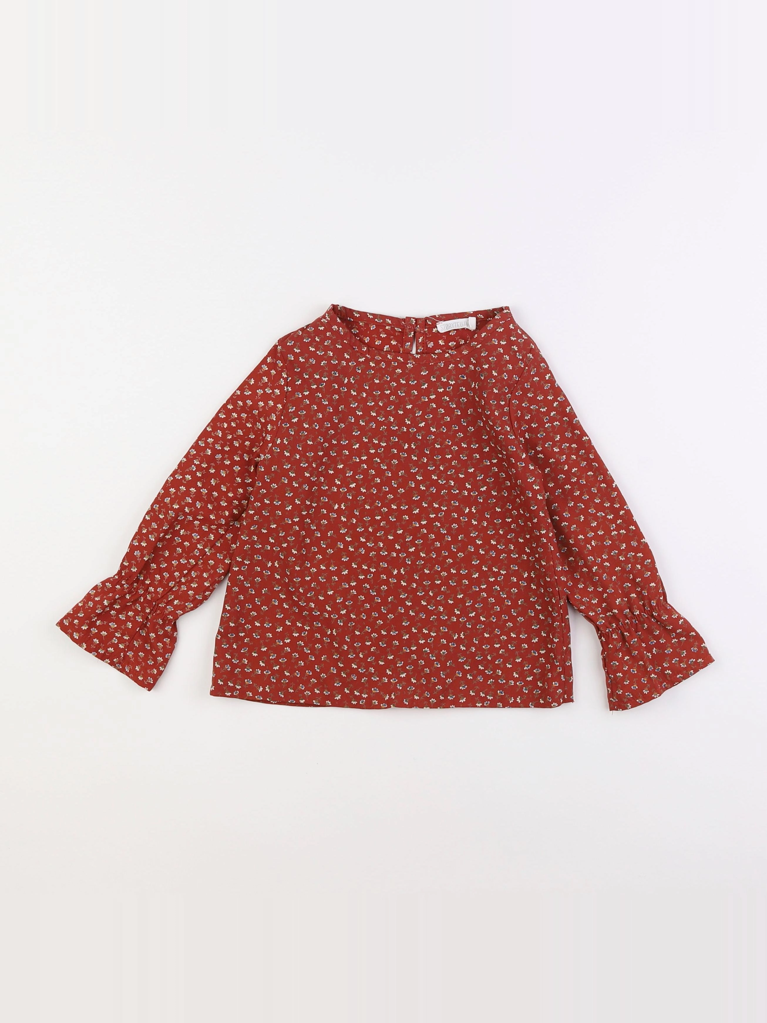 Storytelling - blouse rouge - 3 ans