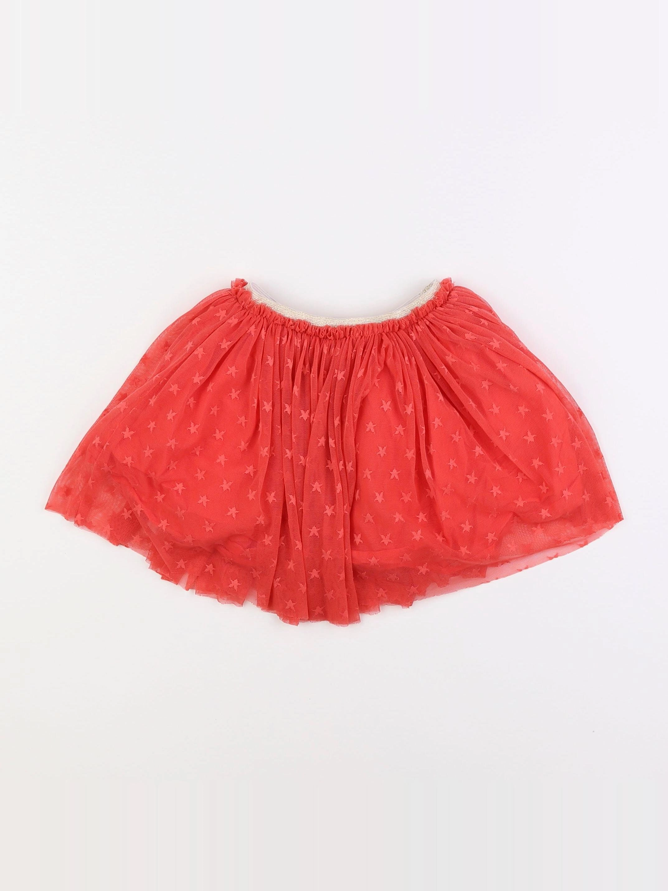 Monoprix - jupe rouge - 3 ans
