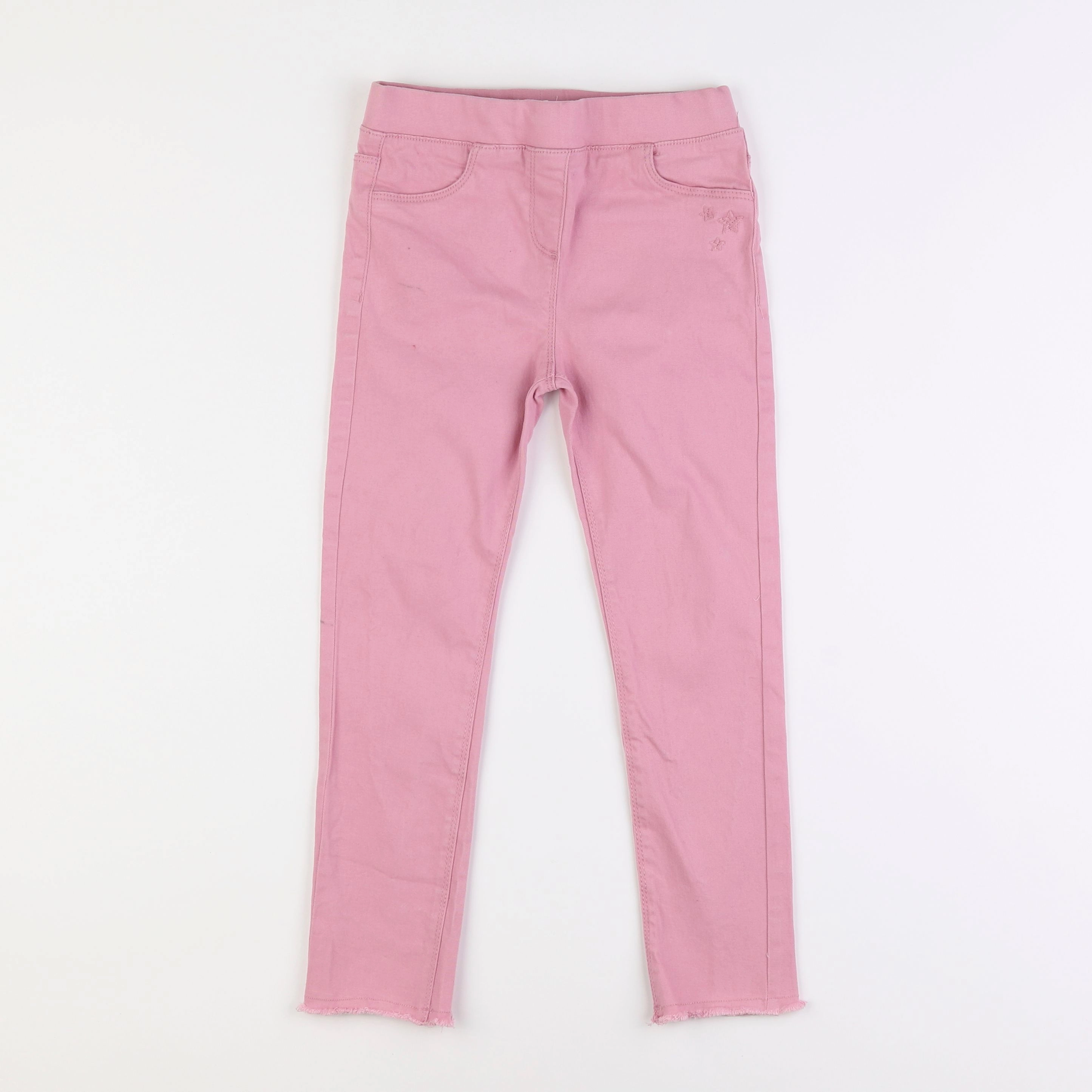 Vertbaudet - jegging rose - 7 ans