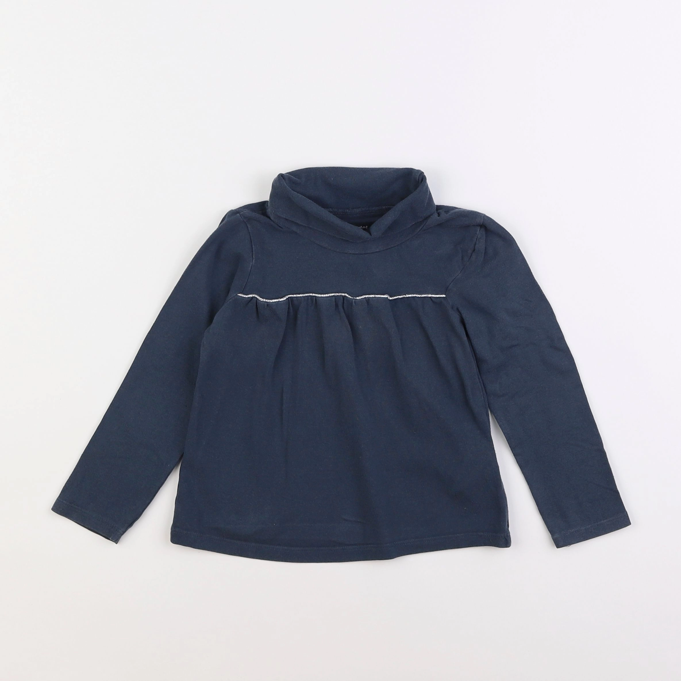 Vertbaudet - sous-pull bleu - 4 ans