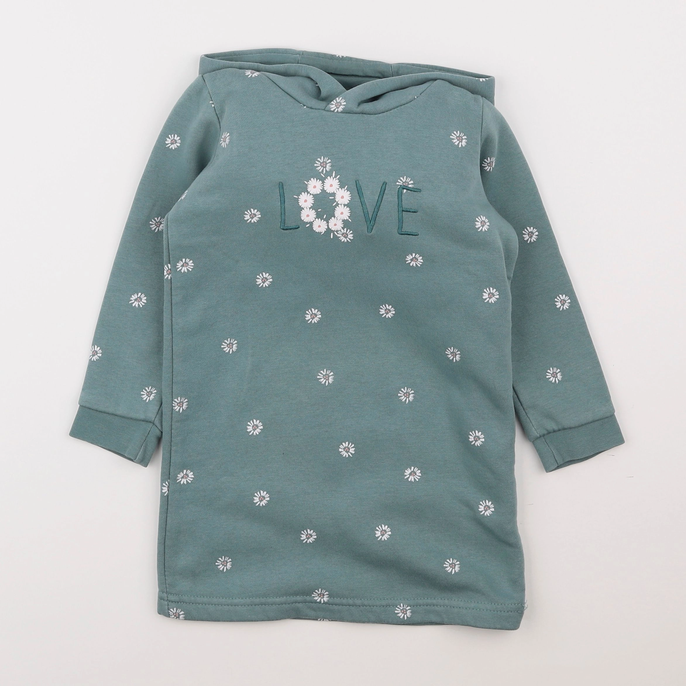 Vertbaudet - robe vert - 3 ans