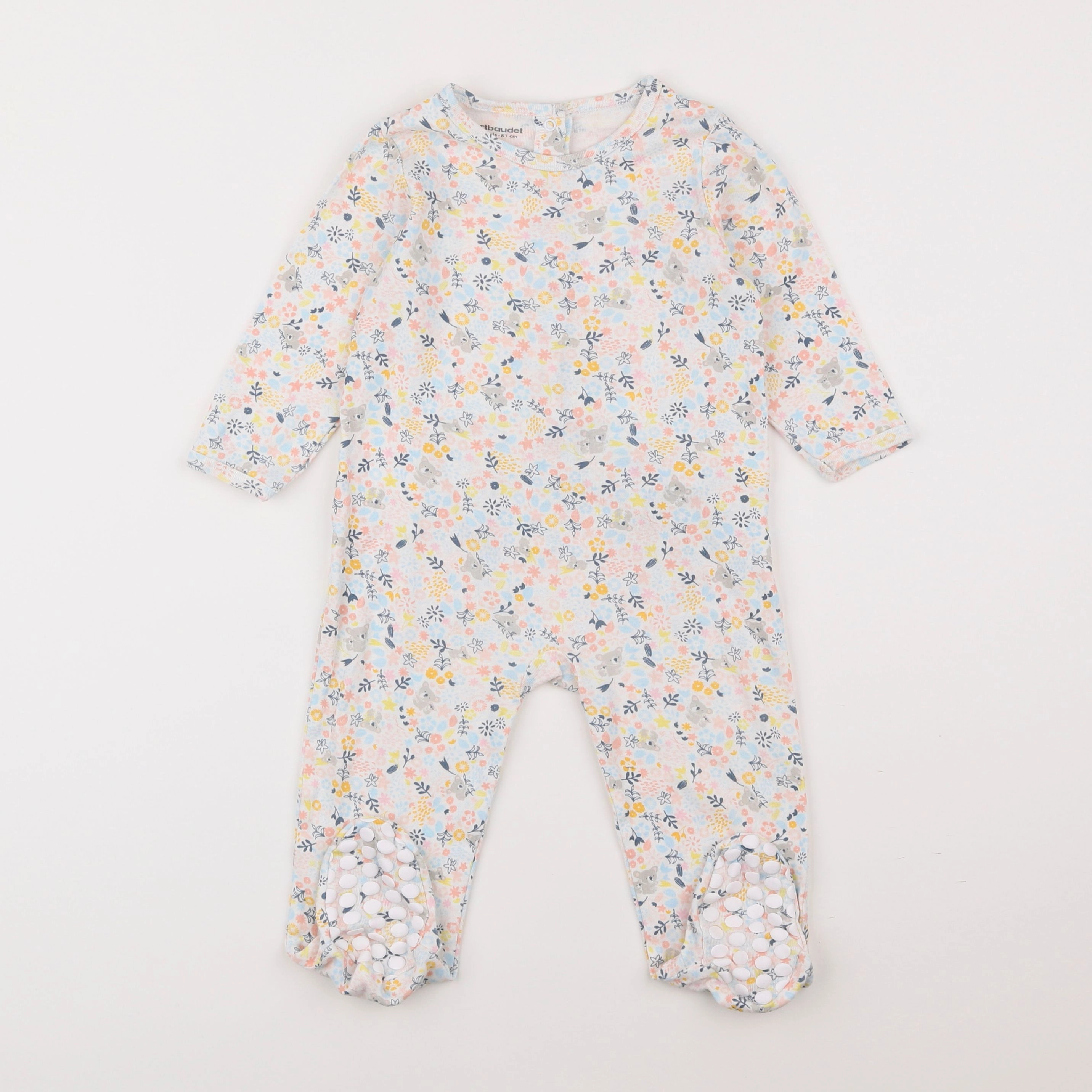 Vertbaudet - pyjama coton multicolore - 18 mois