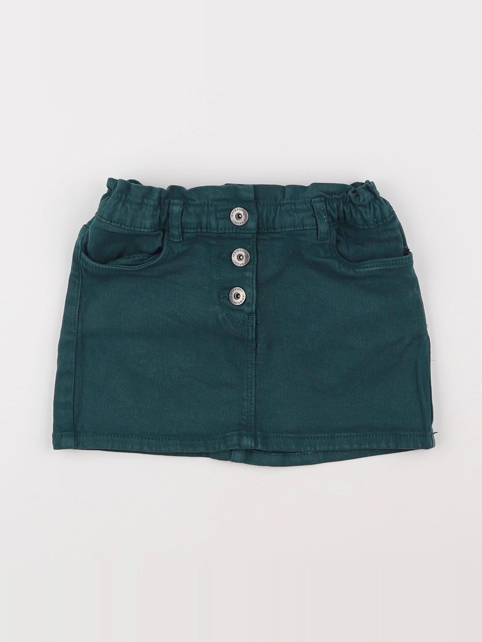 Vertbaudet - jupe vert - 4 ans