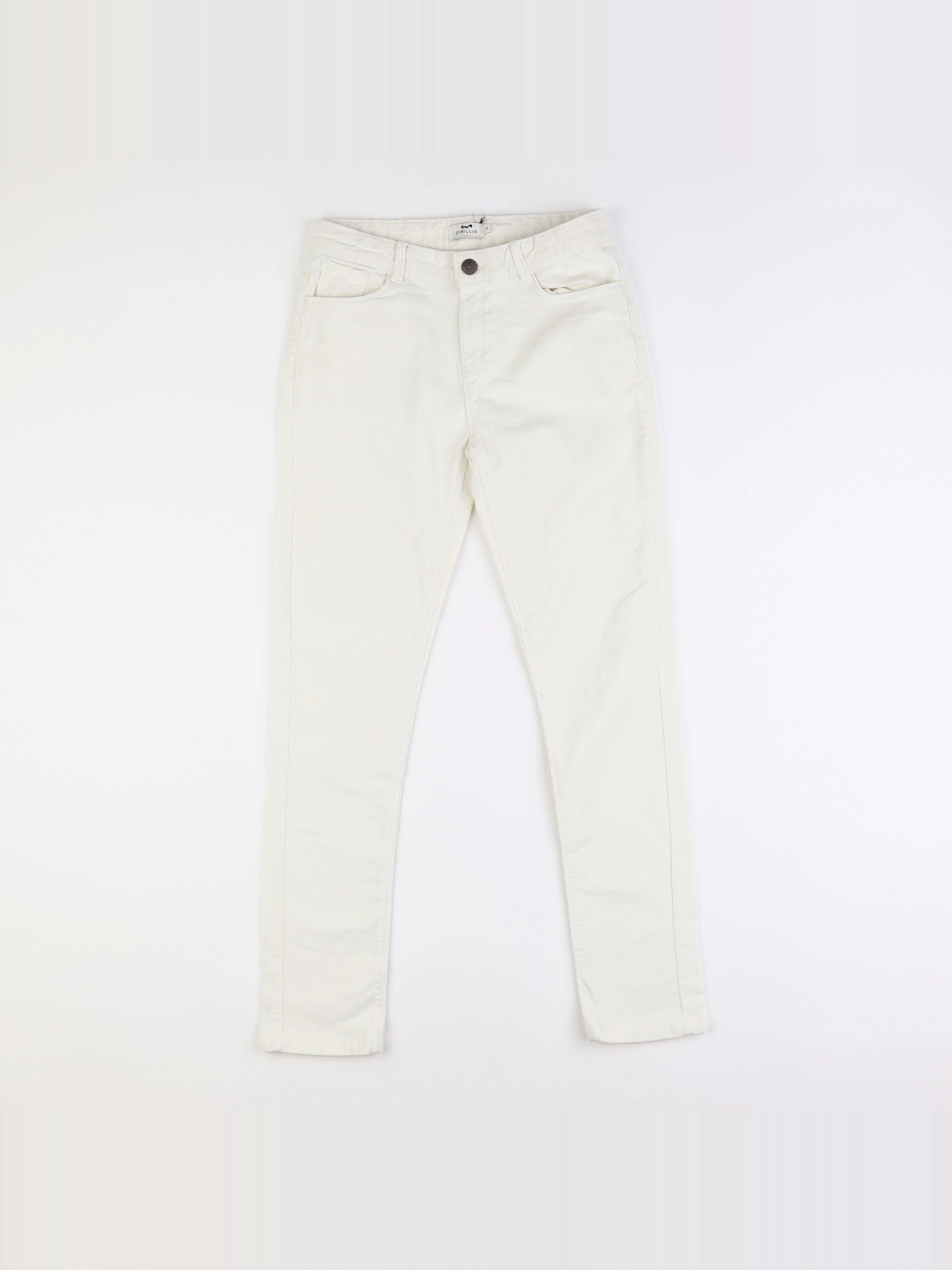 Cyrillus - pantalon blanc - 14 ans