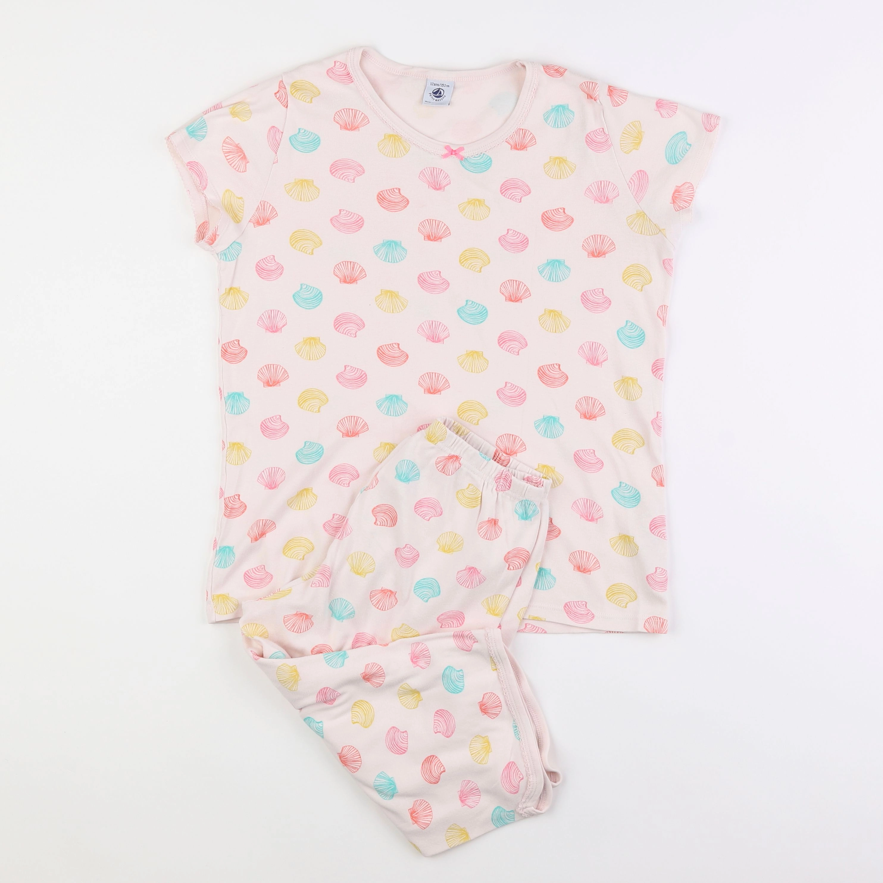 Petit Bateau - pyjama coton multicolore - 12 ans