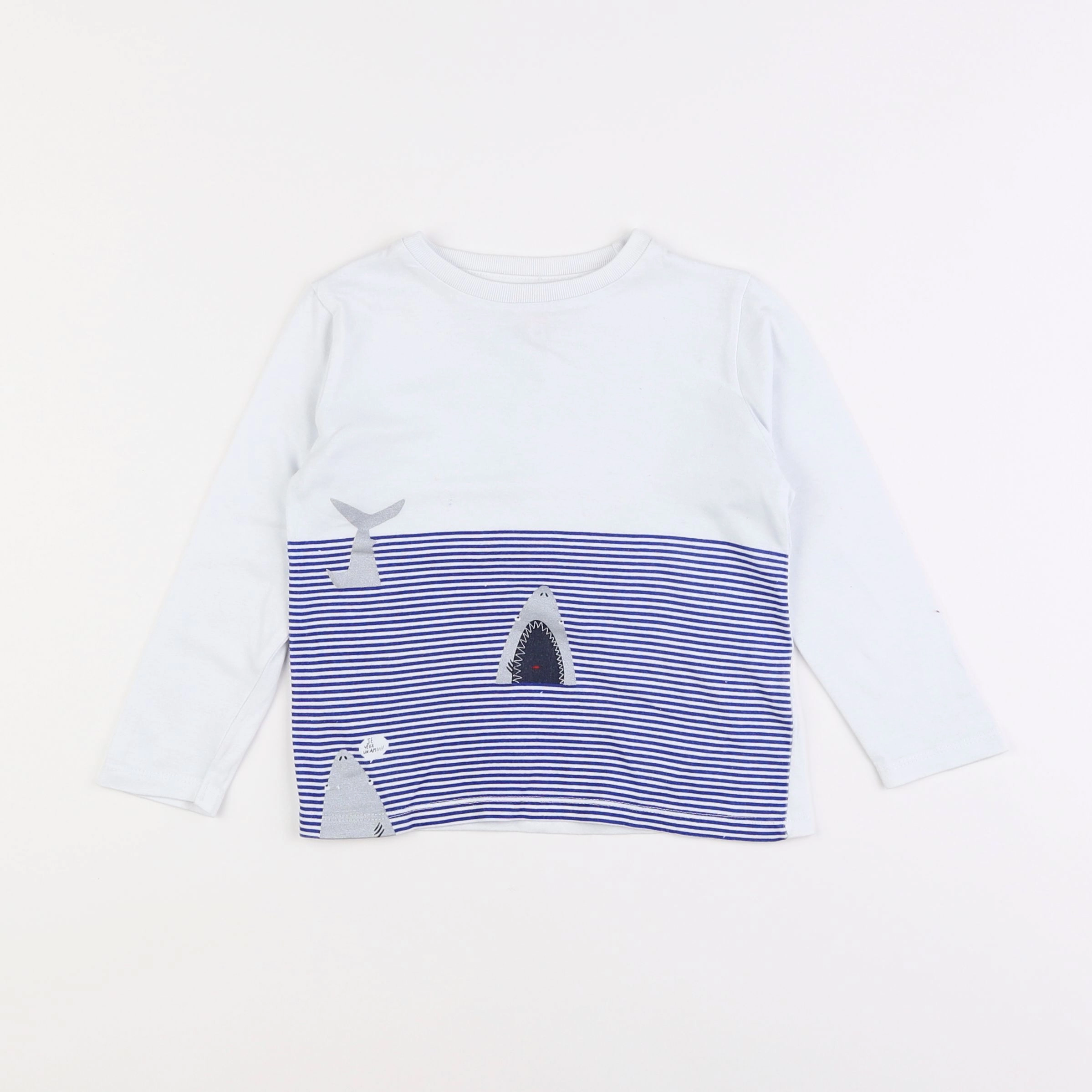 Galeries Lafayette - tee-shirt bleu - 3 ans