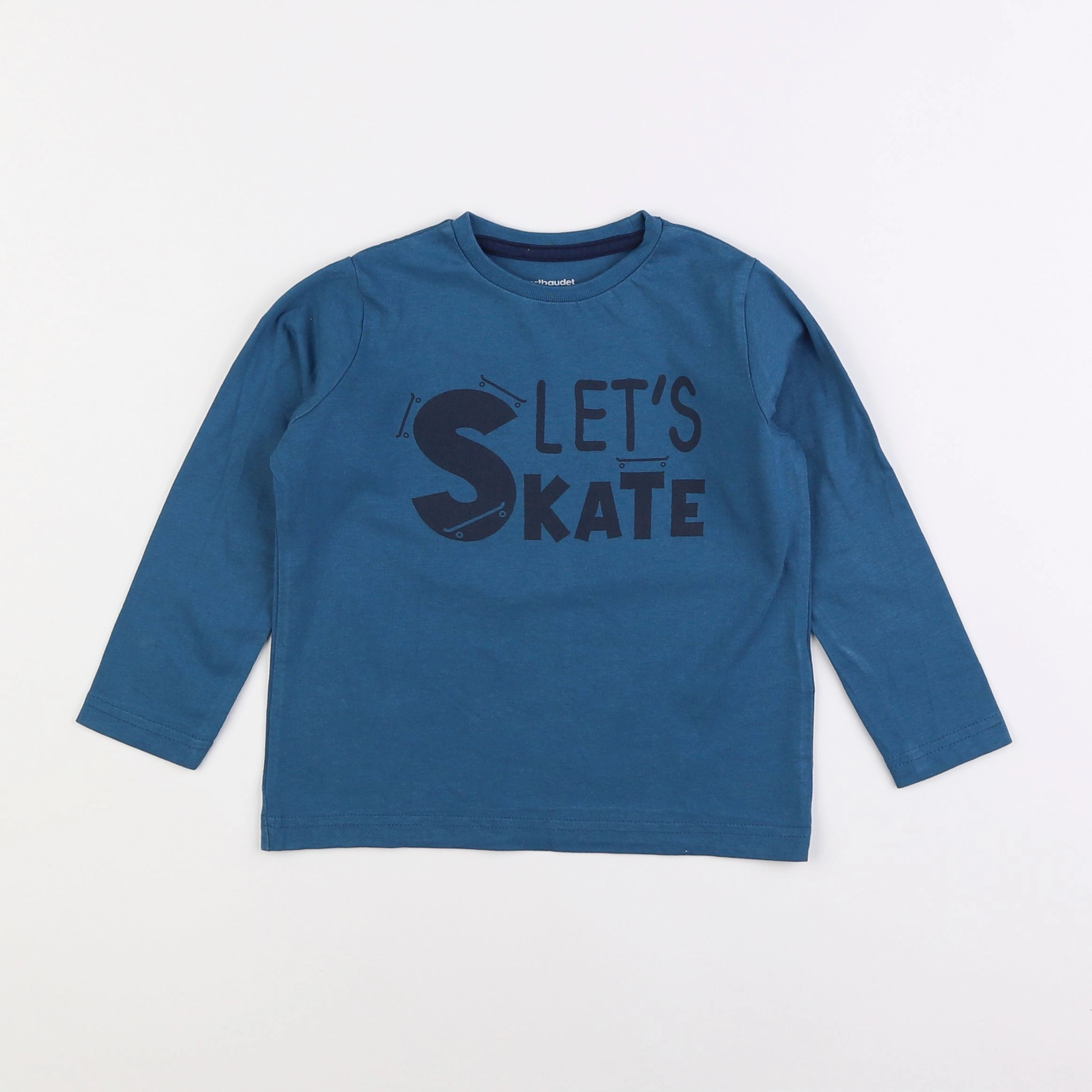 Vertbaudet - tee-shirt bleu - 3 ans