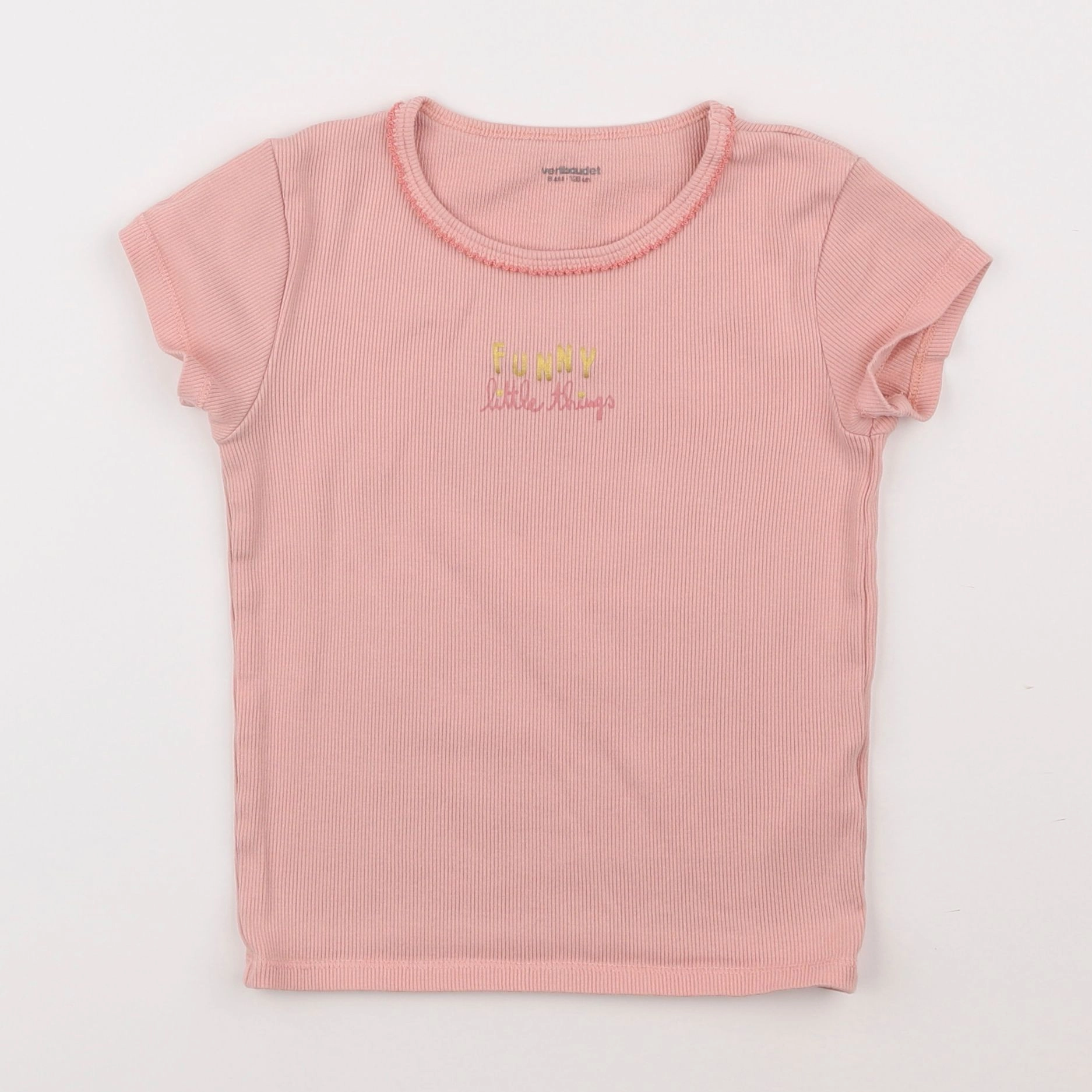 Vertbaudet - maillot de corps rose - 8 ans