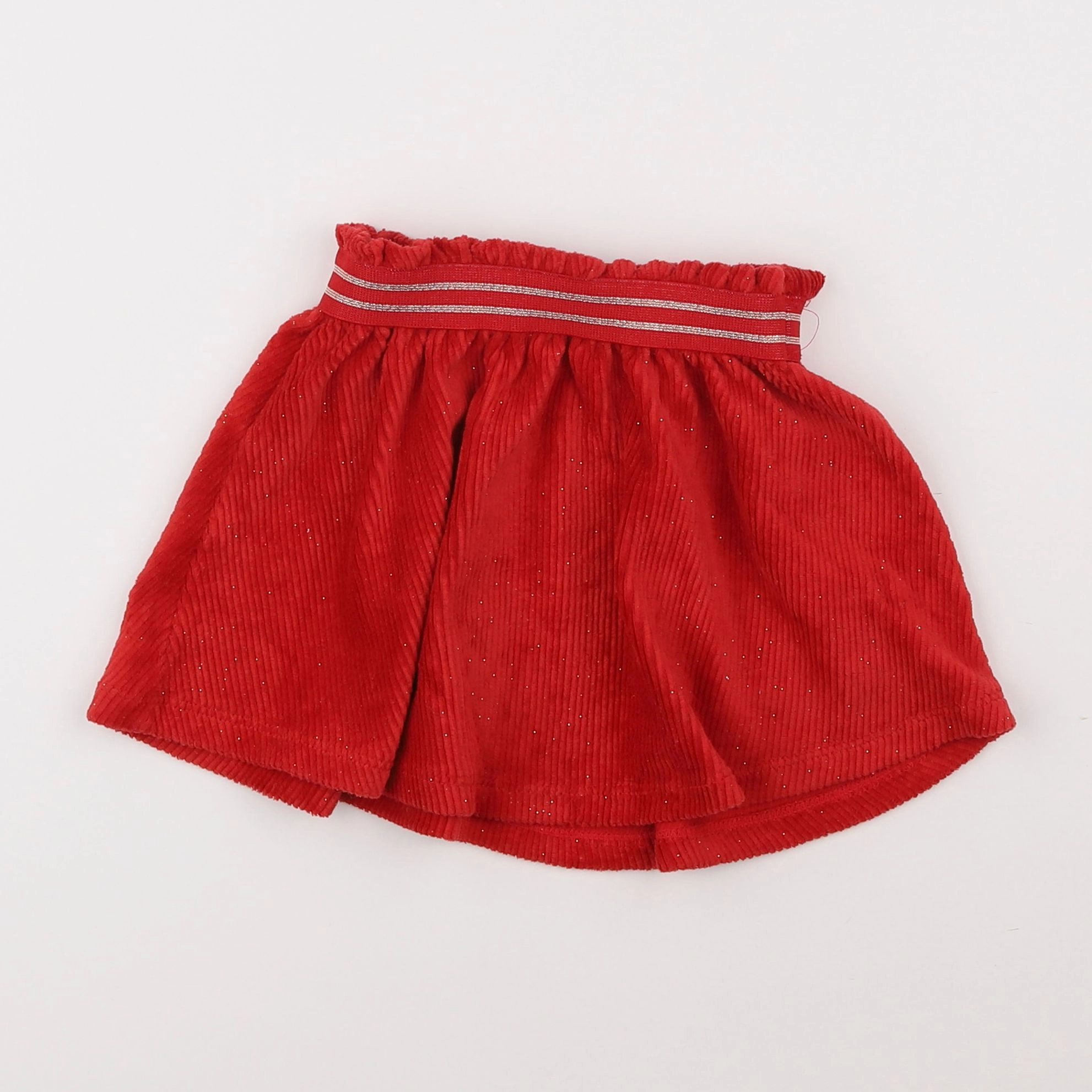 Vertbaudet - jupe rouge - 3 ans