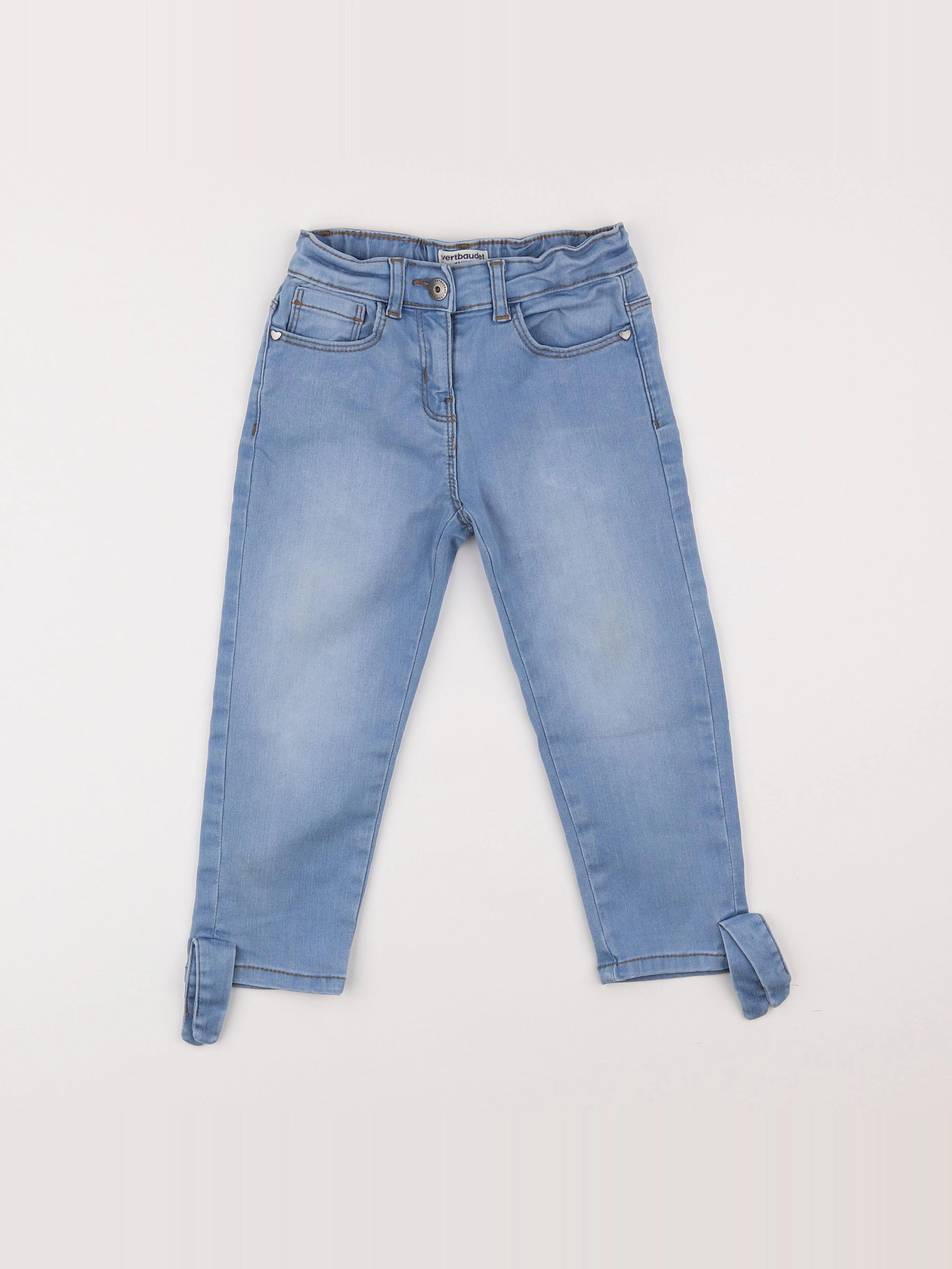 Vertbaudet - jean bleu - 7 ans