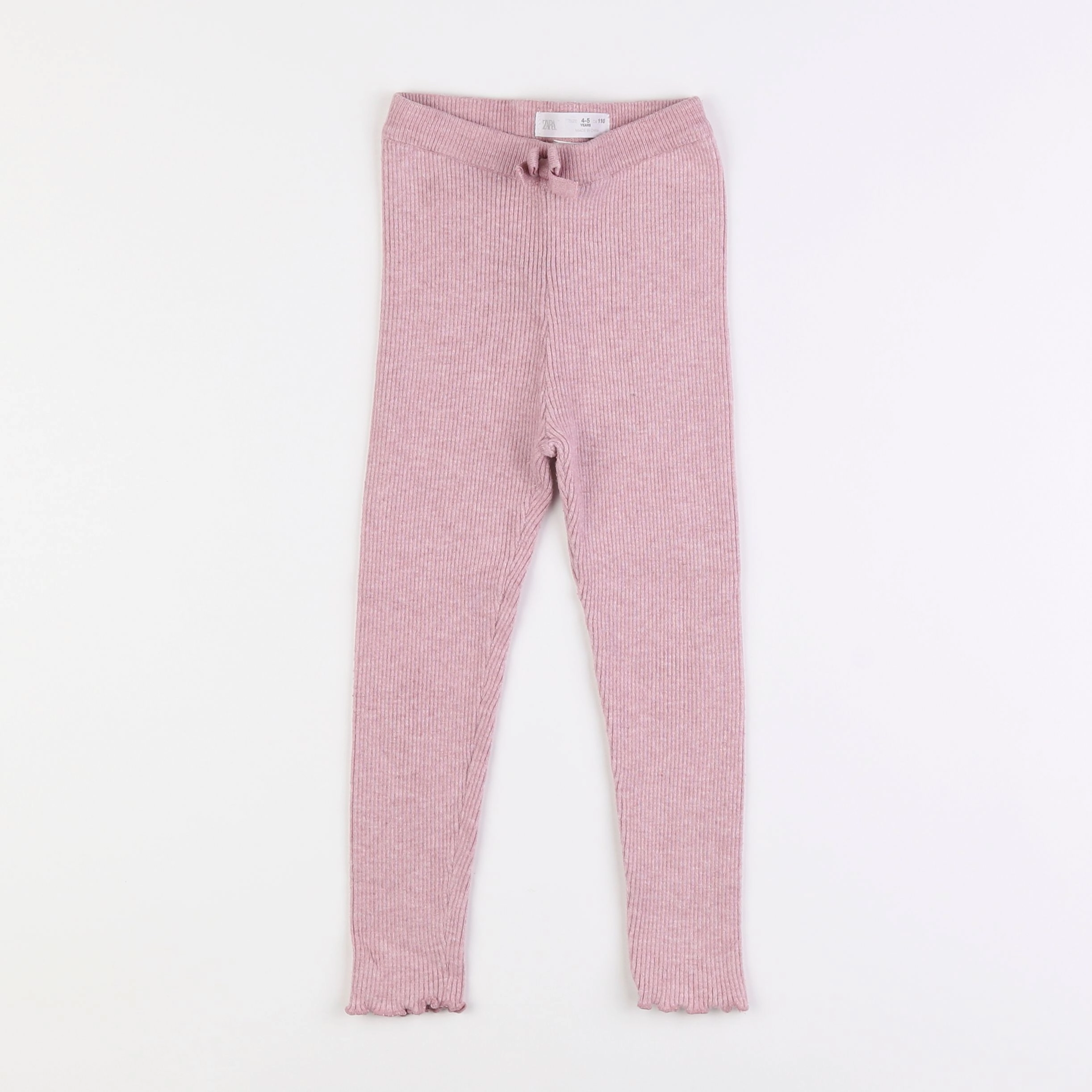 Zara - legging rose - 4/5 ans