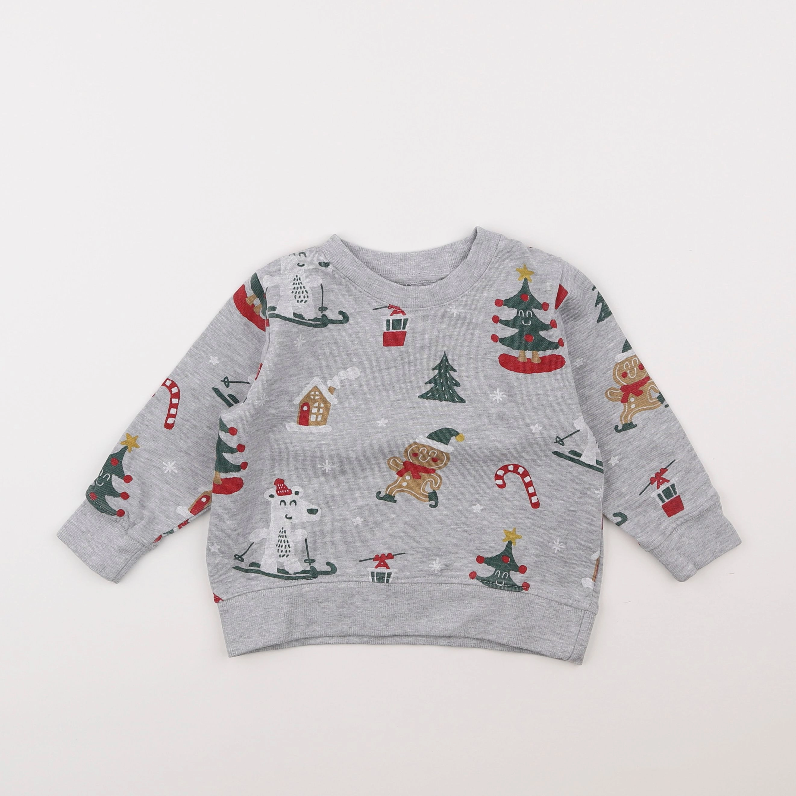 Vertbaudet - sweat gris - 3 ans