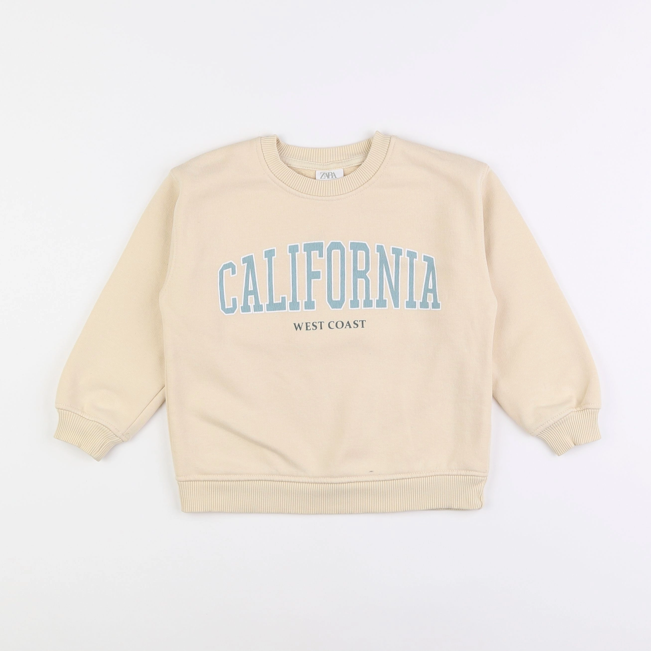 Zara - sweat beige - 4/5 ans