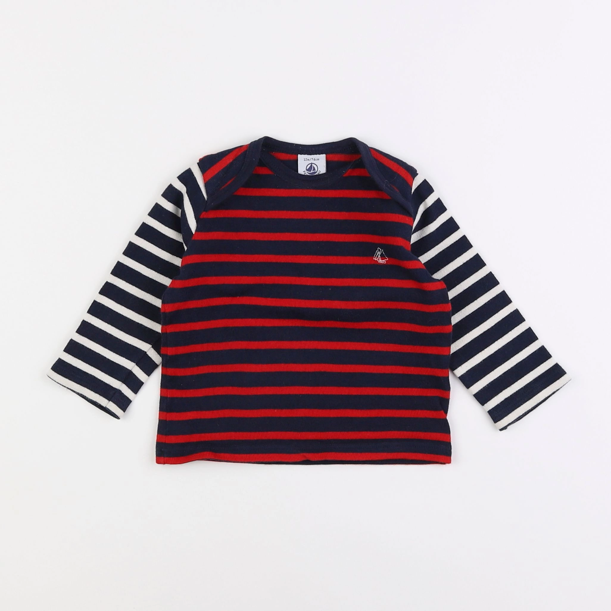 Petit Bateau - tee-shirt multicolore - 12 mois
