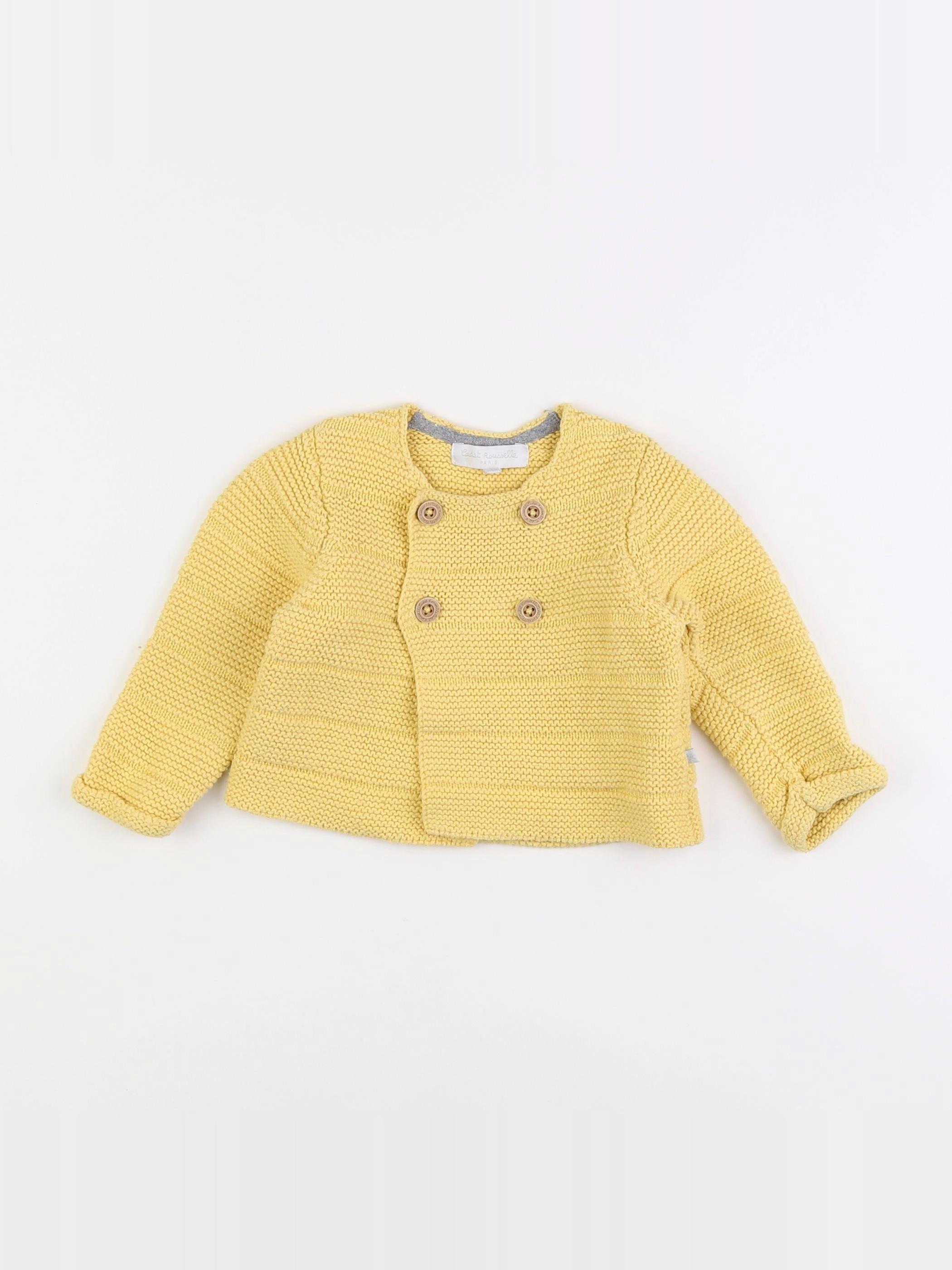 Cadet Rousselle - gilet jaune - 6 mois