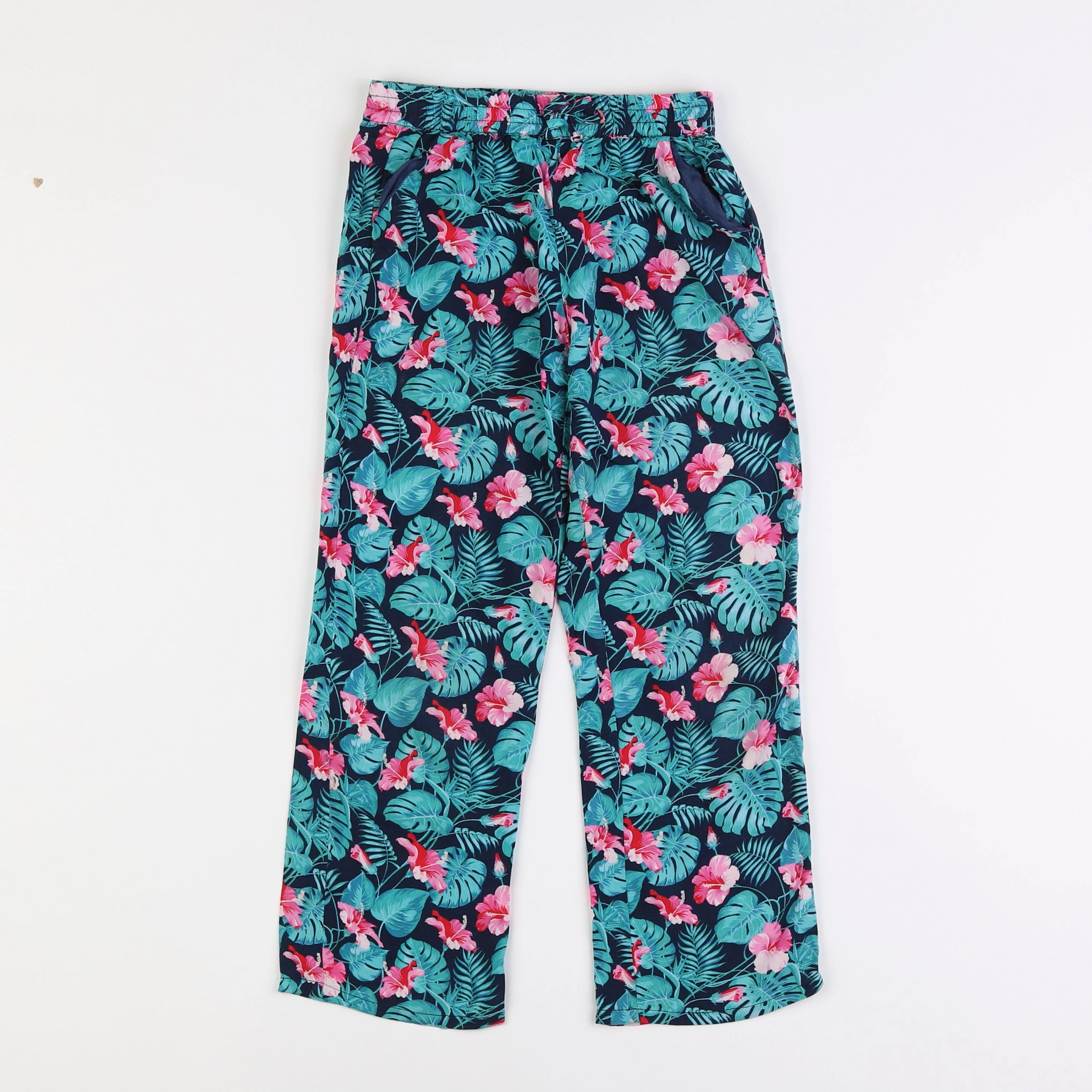 Vertbaudet - pantalon multicolore - 7 ans