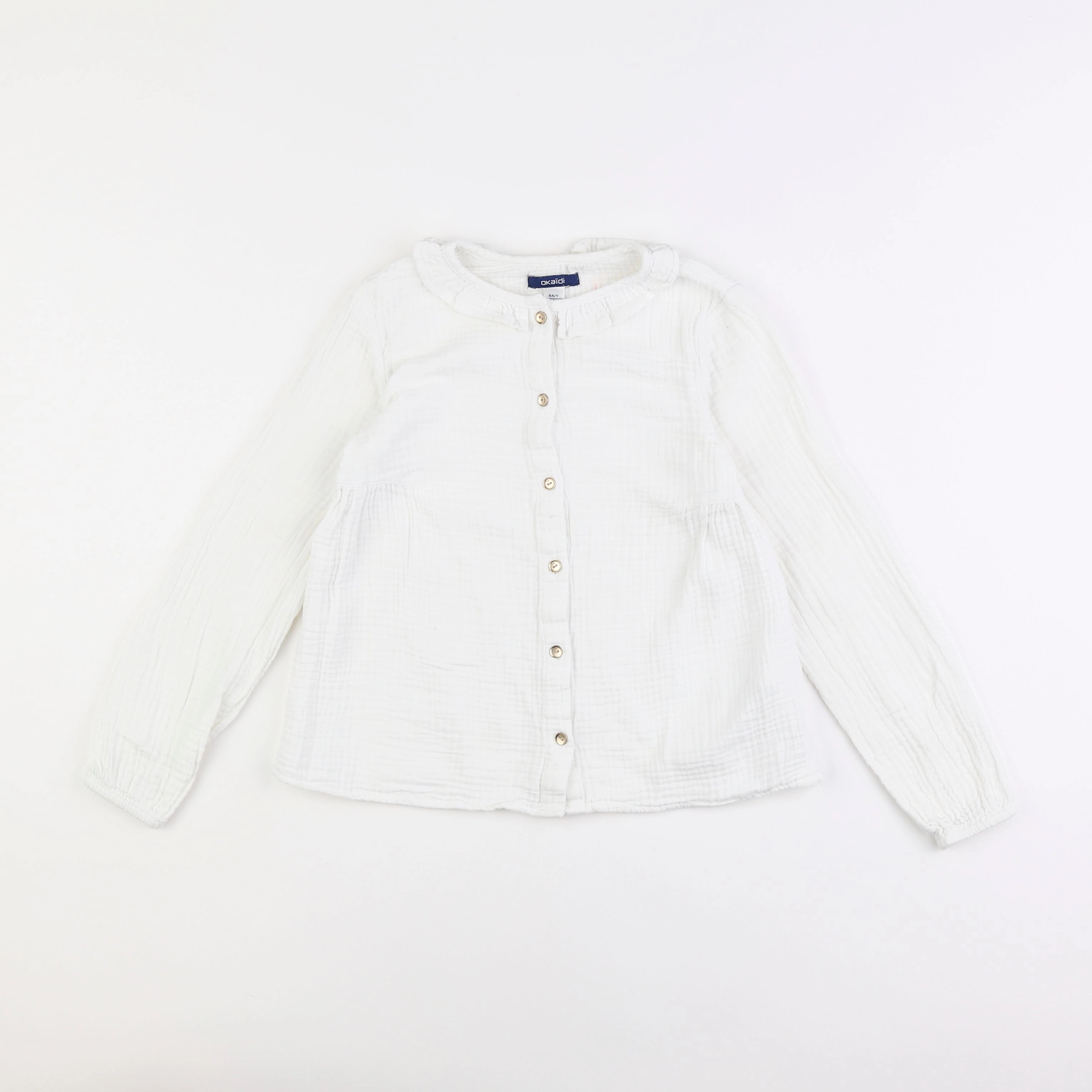 Okaidi - blouse blanc - 8 ans