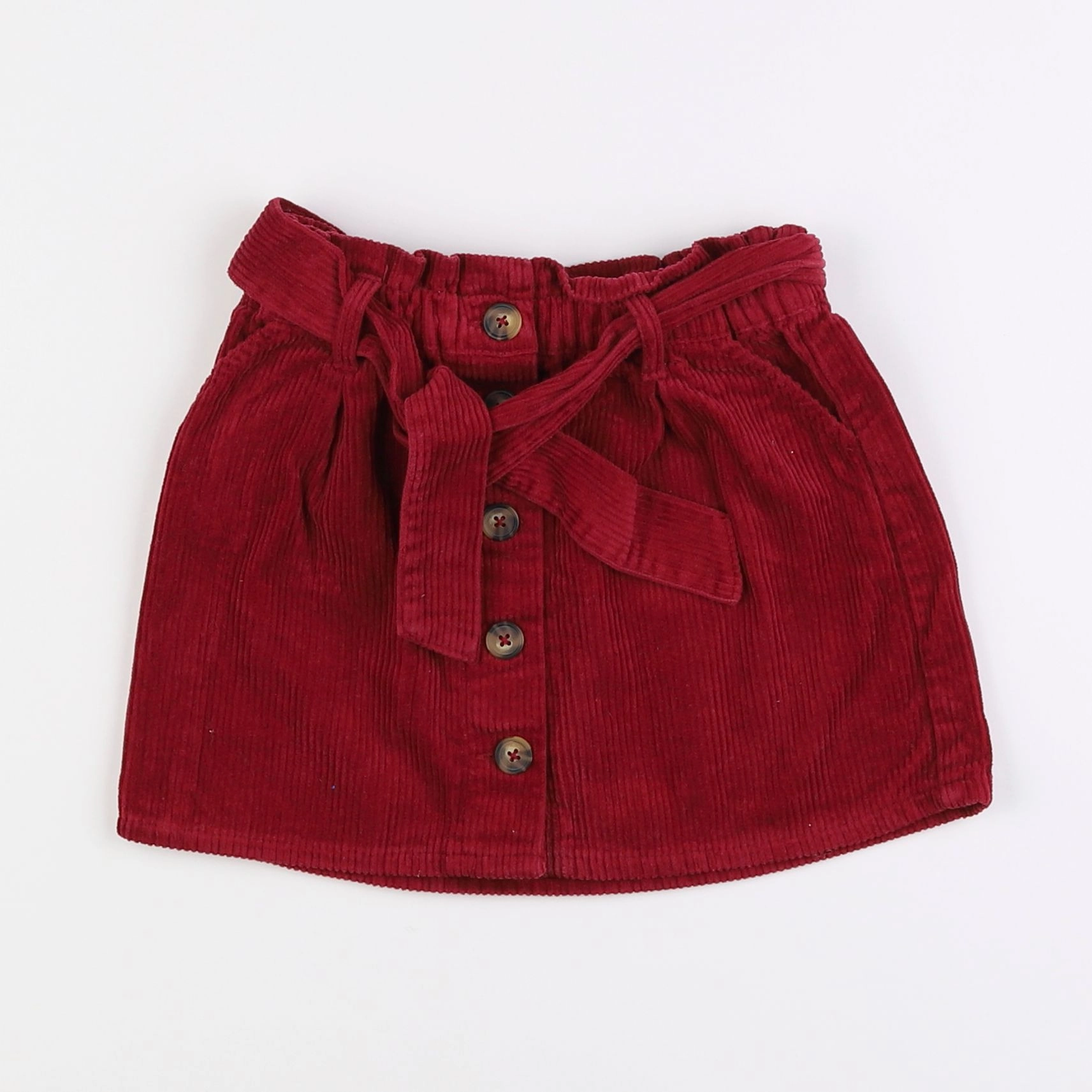 Vertbaudet - jupe rouge - 5 ans