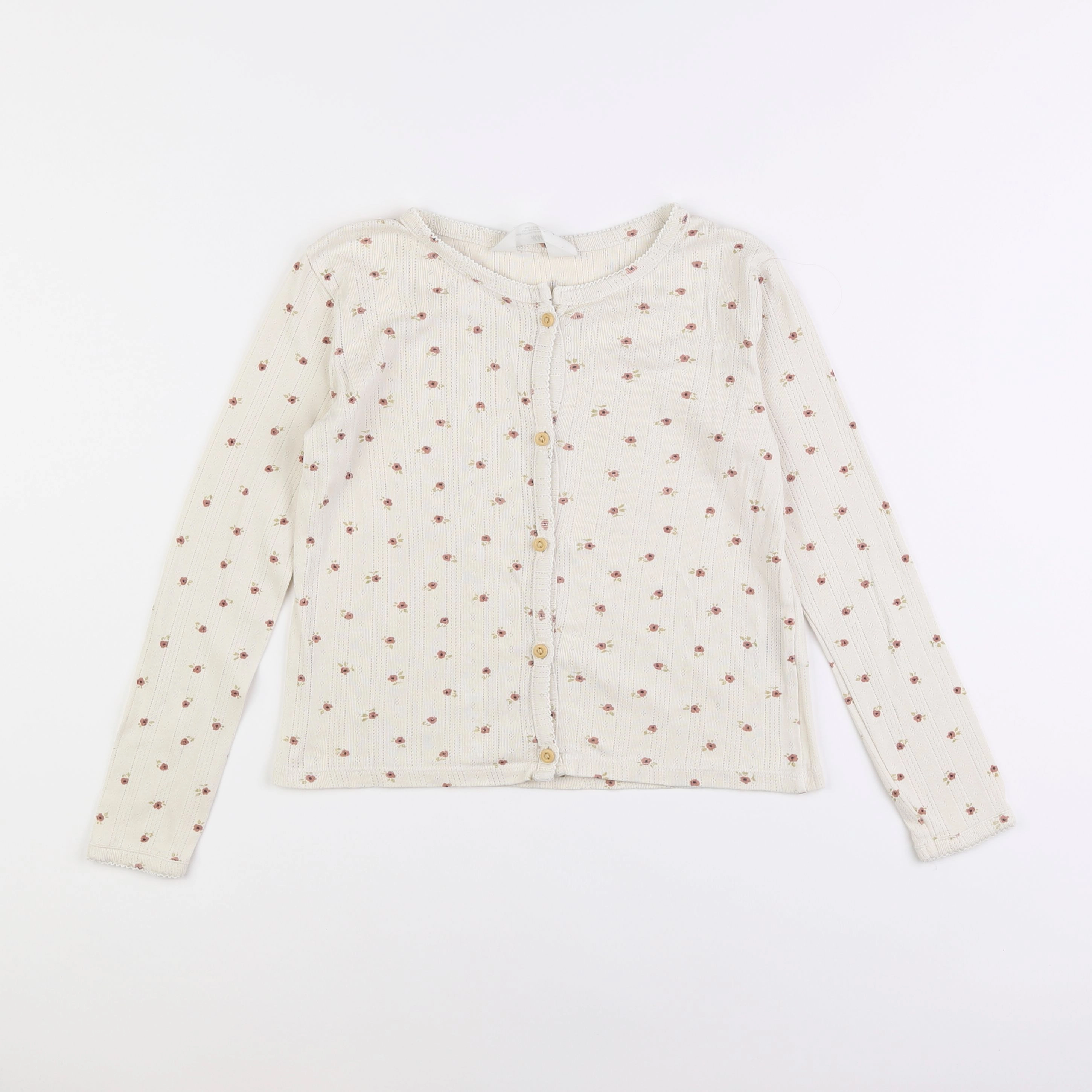 H&M - tee-shirt beige - 6/7 ans