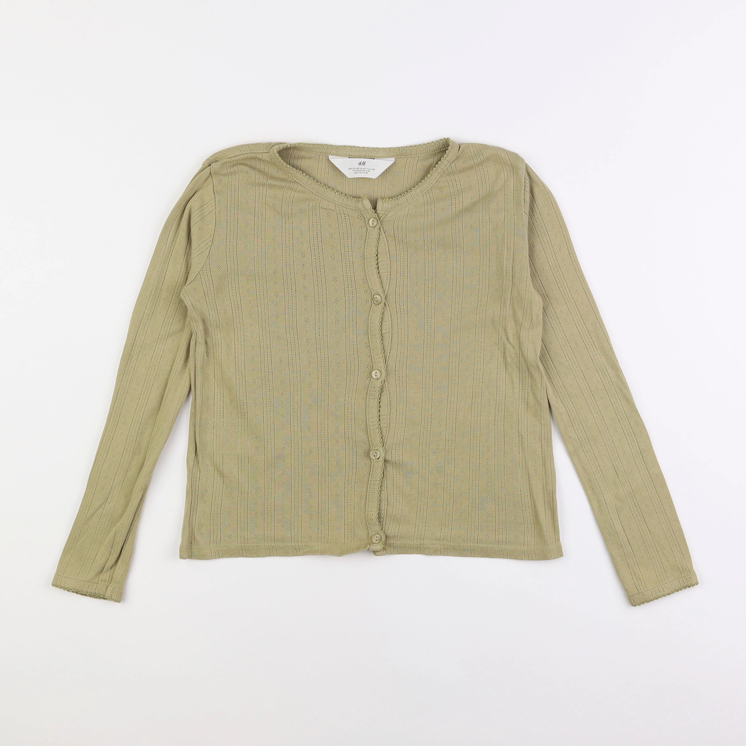 H&M - tee-shirt vert - 6/8 ans