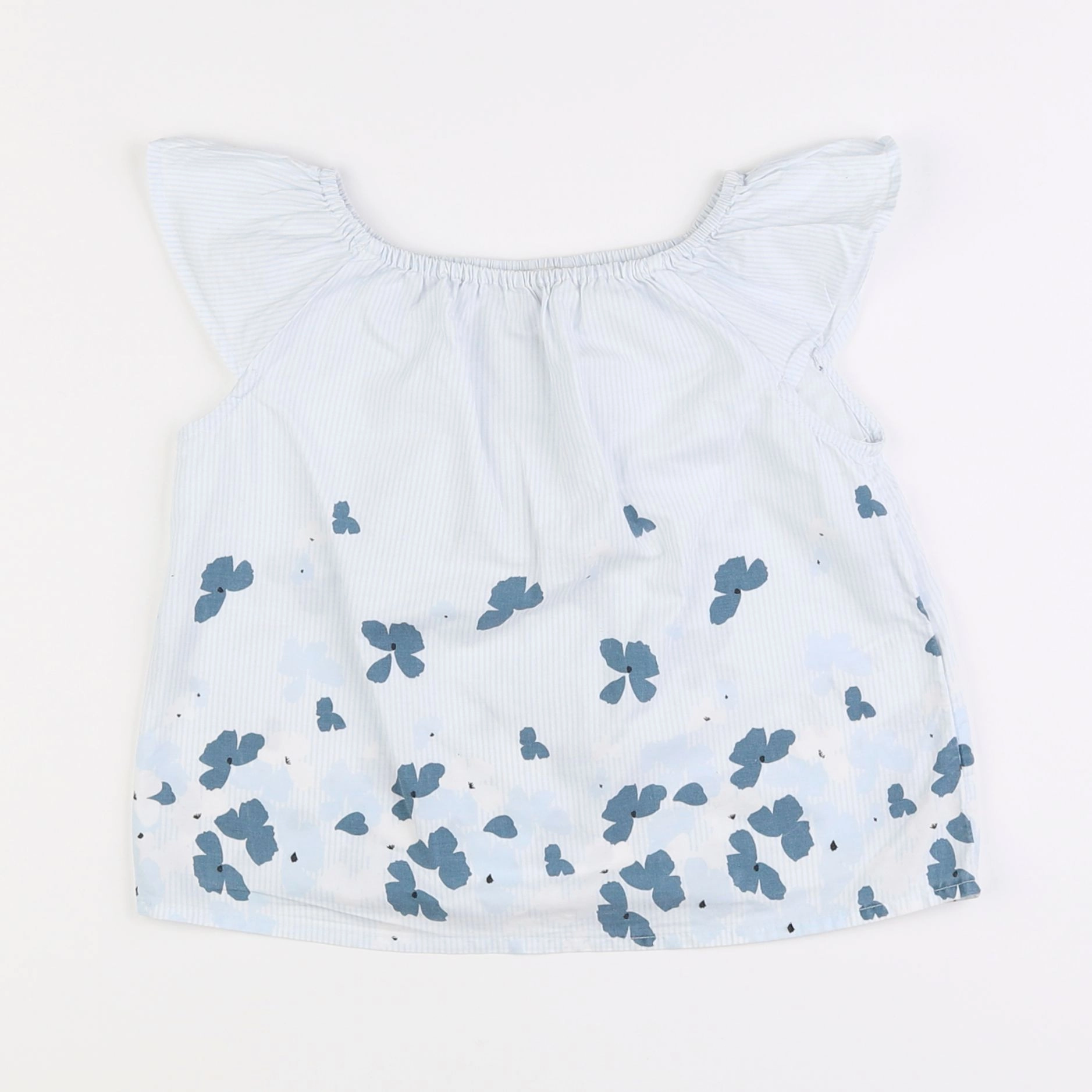 Vertbaudet - blouse bleu - 4 ans