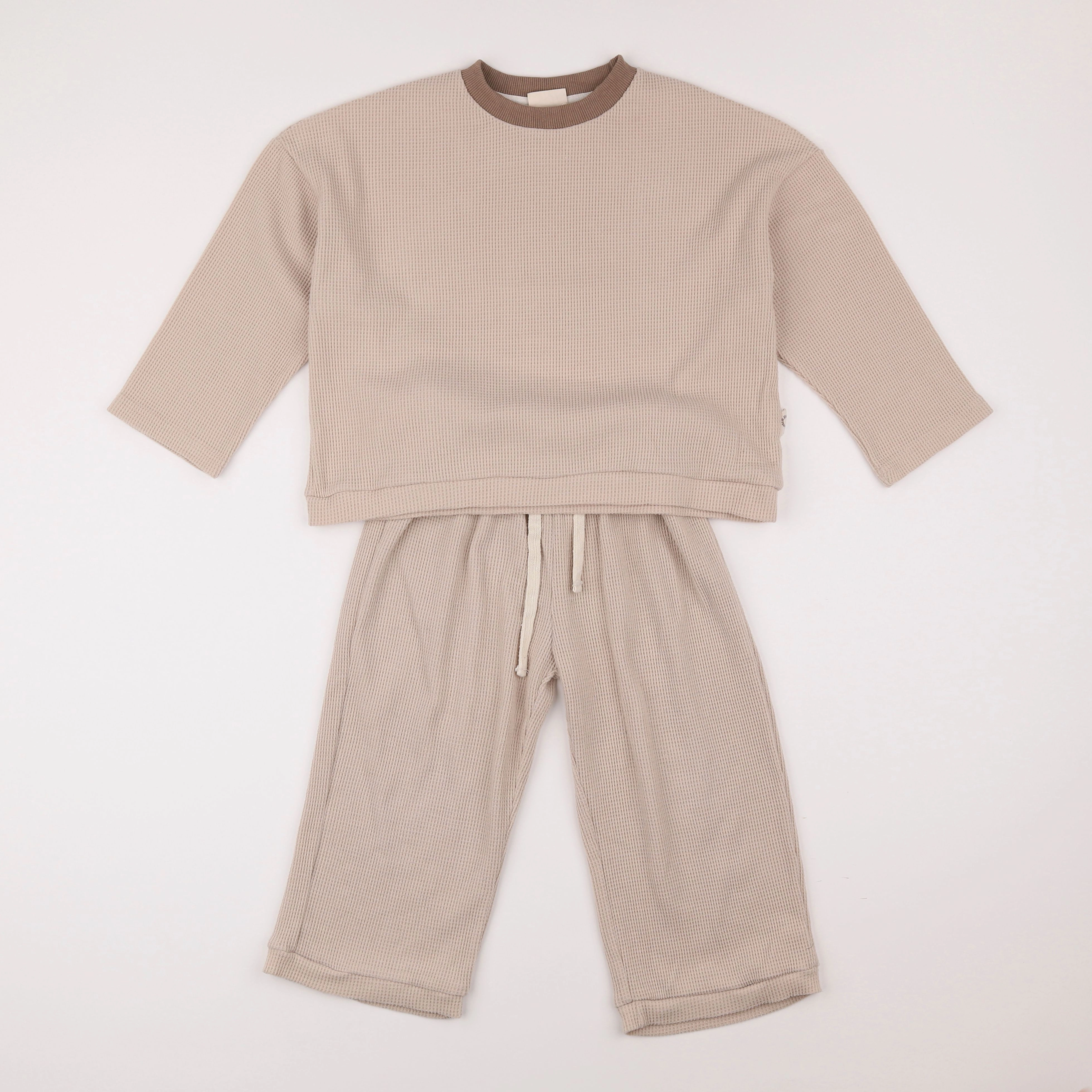 Gamin gamine - ensemble marron - 4 ans