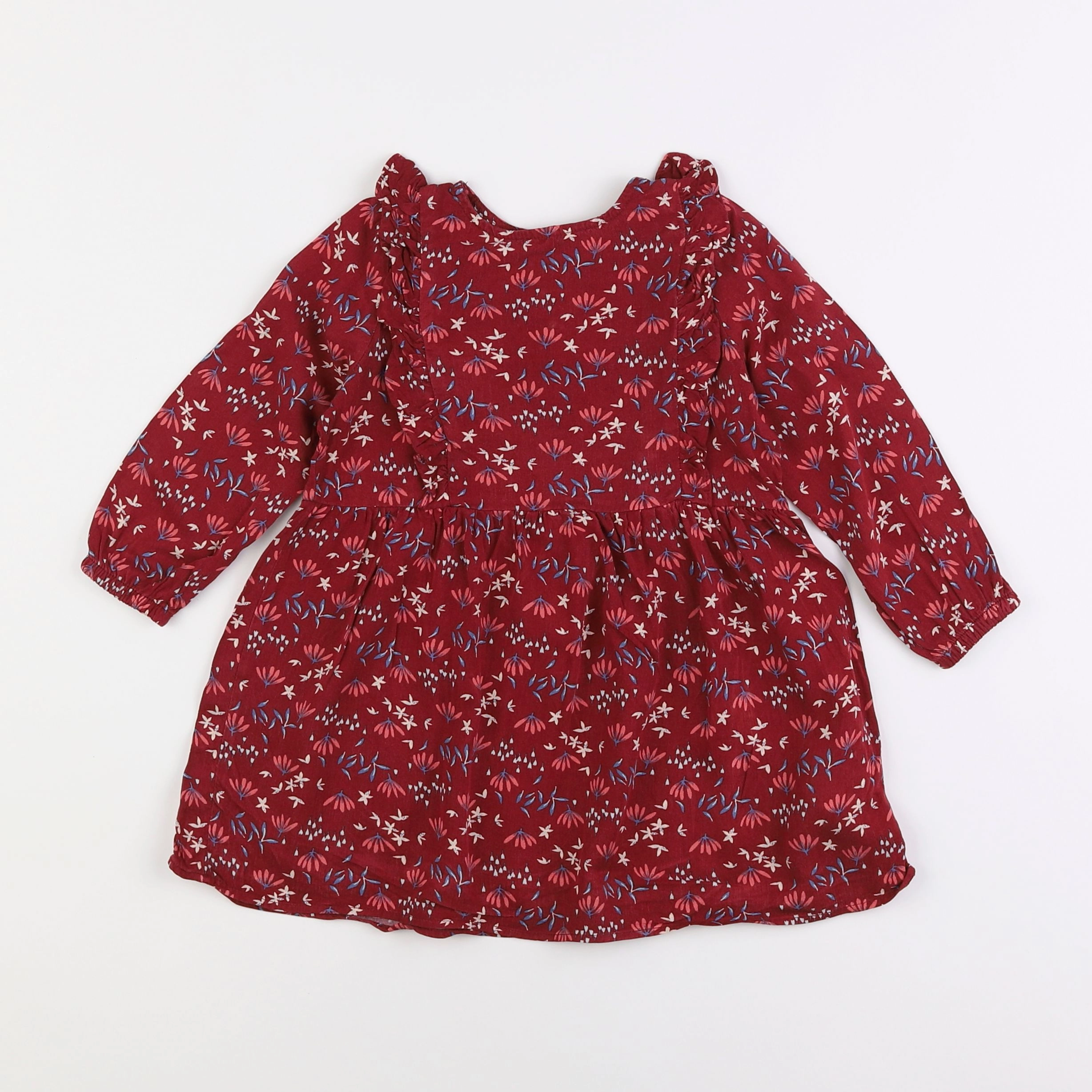 Vertbaudet - robe rouge - 3 ans