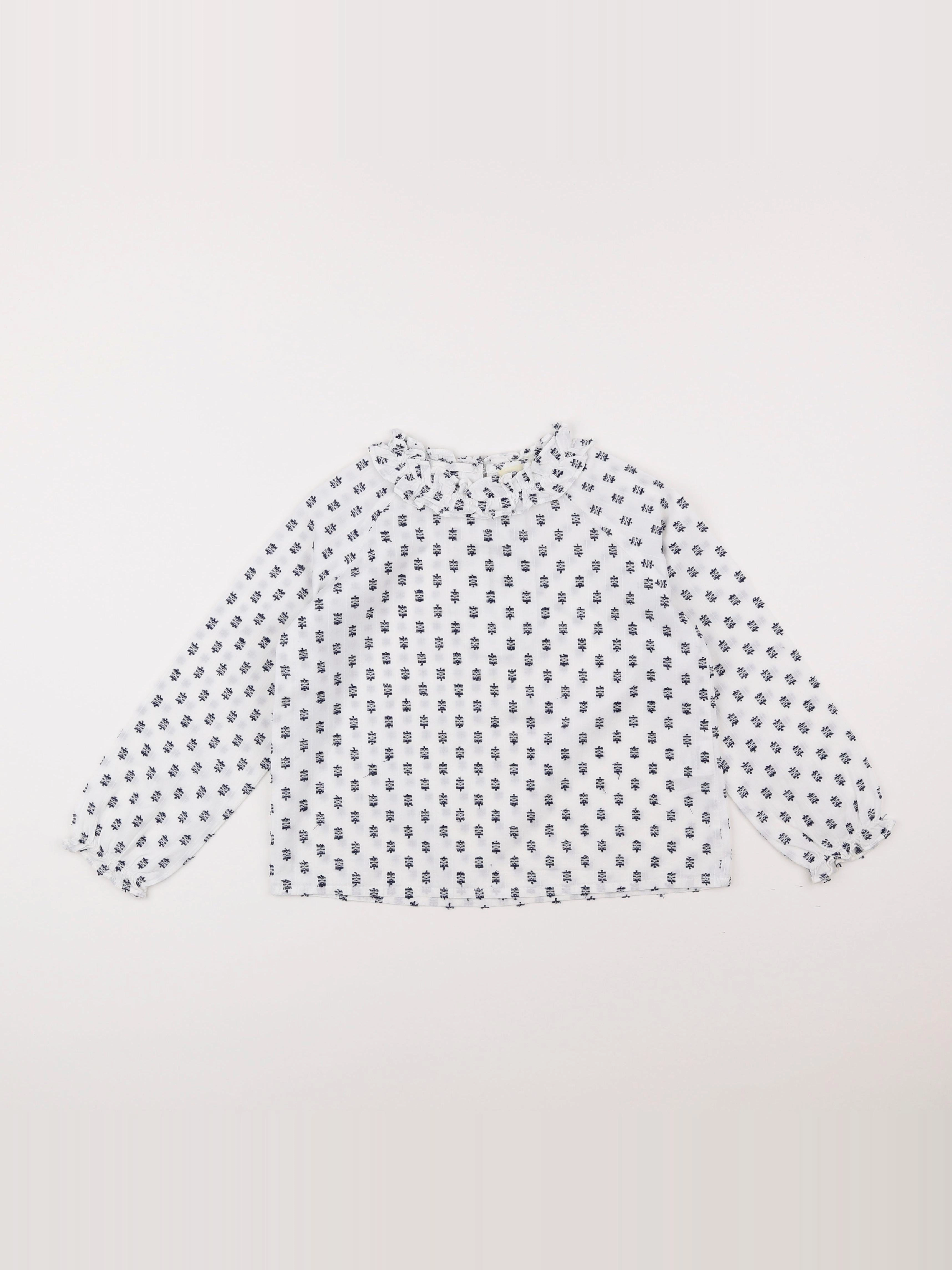 Bandits à la crème - blouse bleu - 6 ans