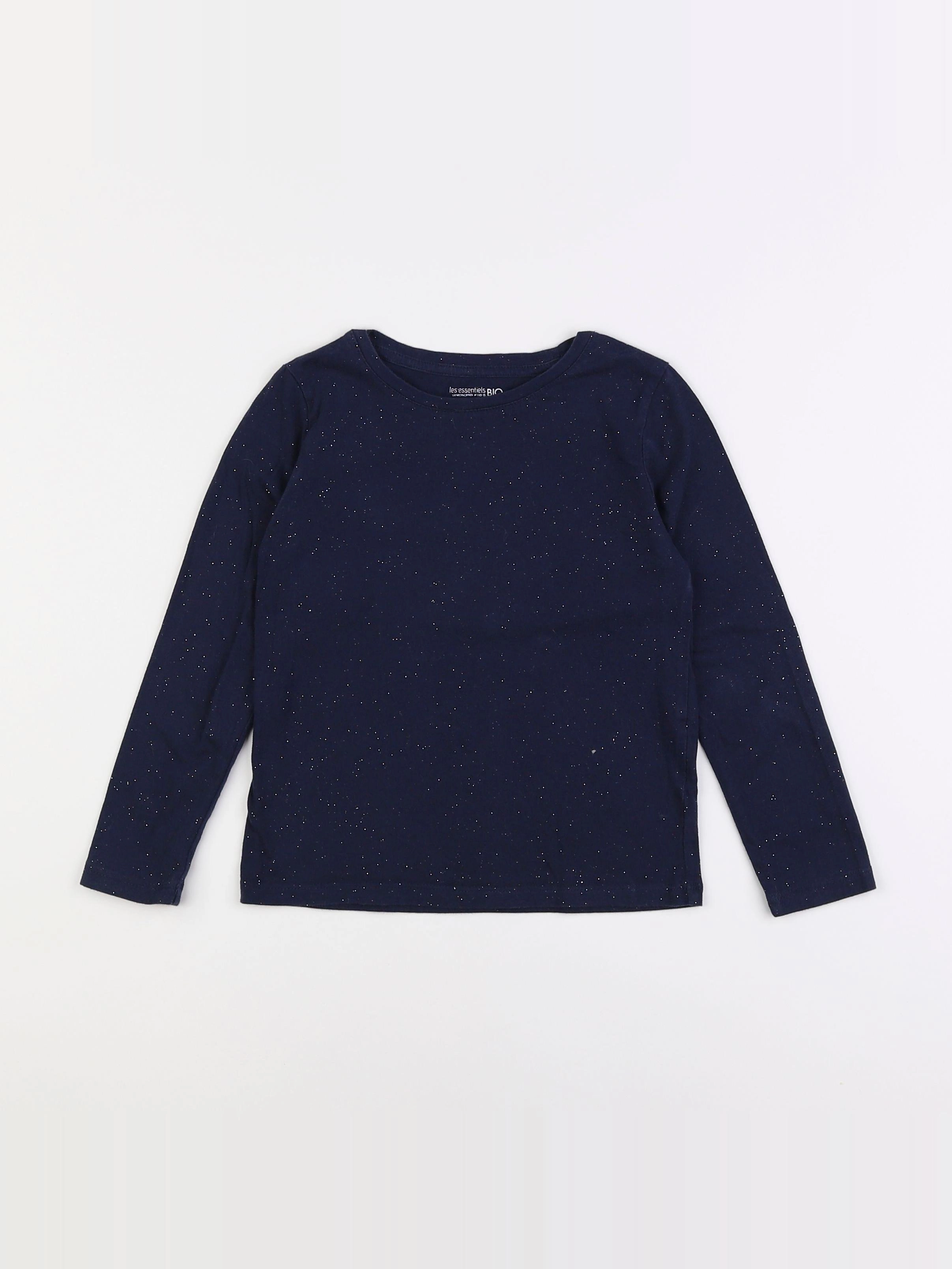 Monoprix - tee-shirt argent, bleu - 6 ans