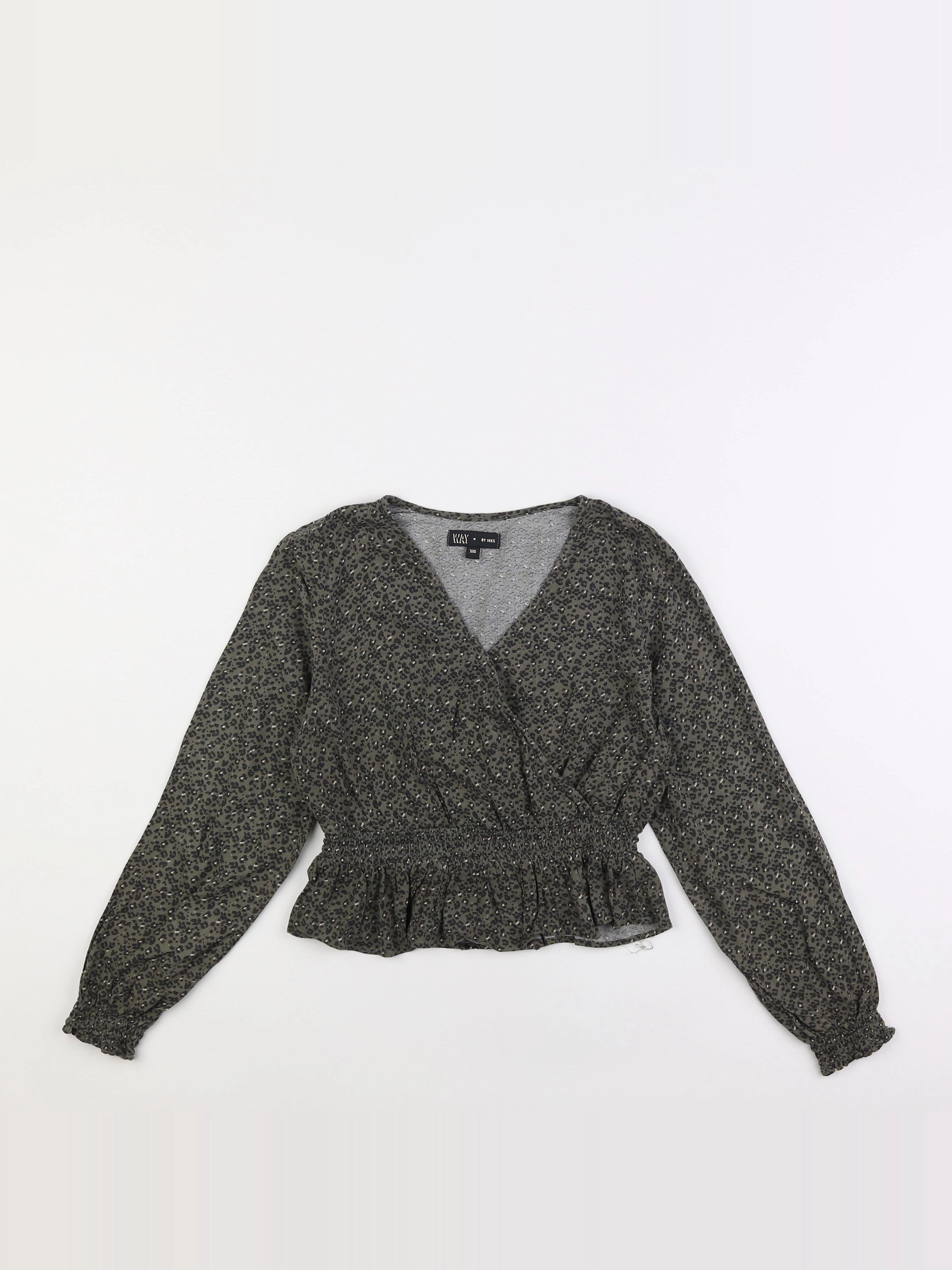 IKKS - blouse vert - 10 ans