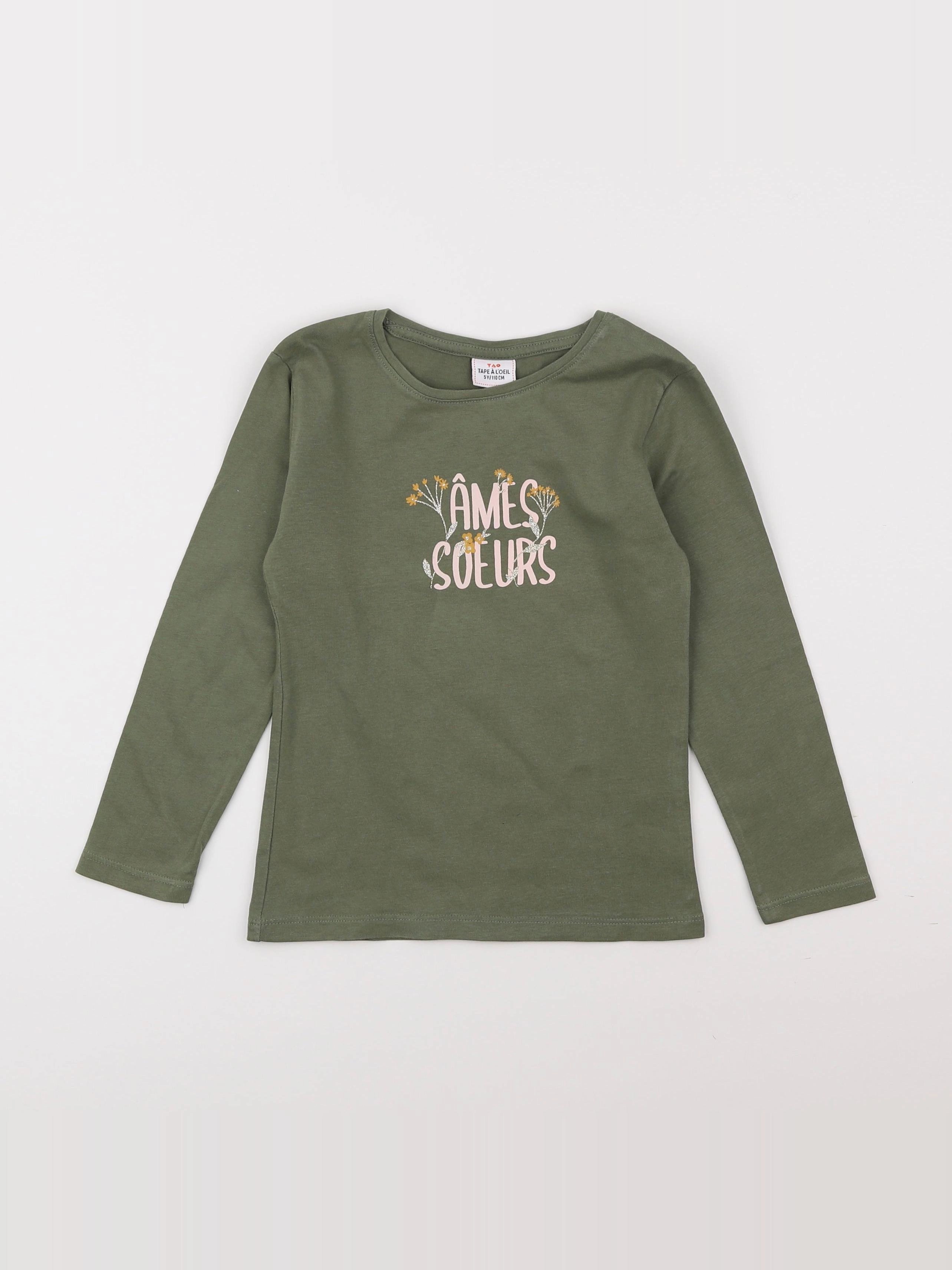 Tape à l'oeil - tee-shirt vert - 5 ans