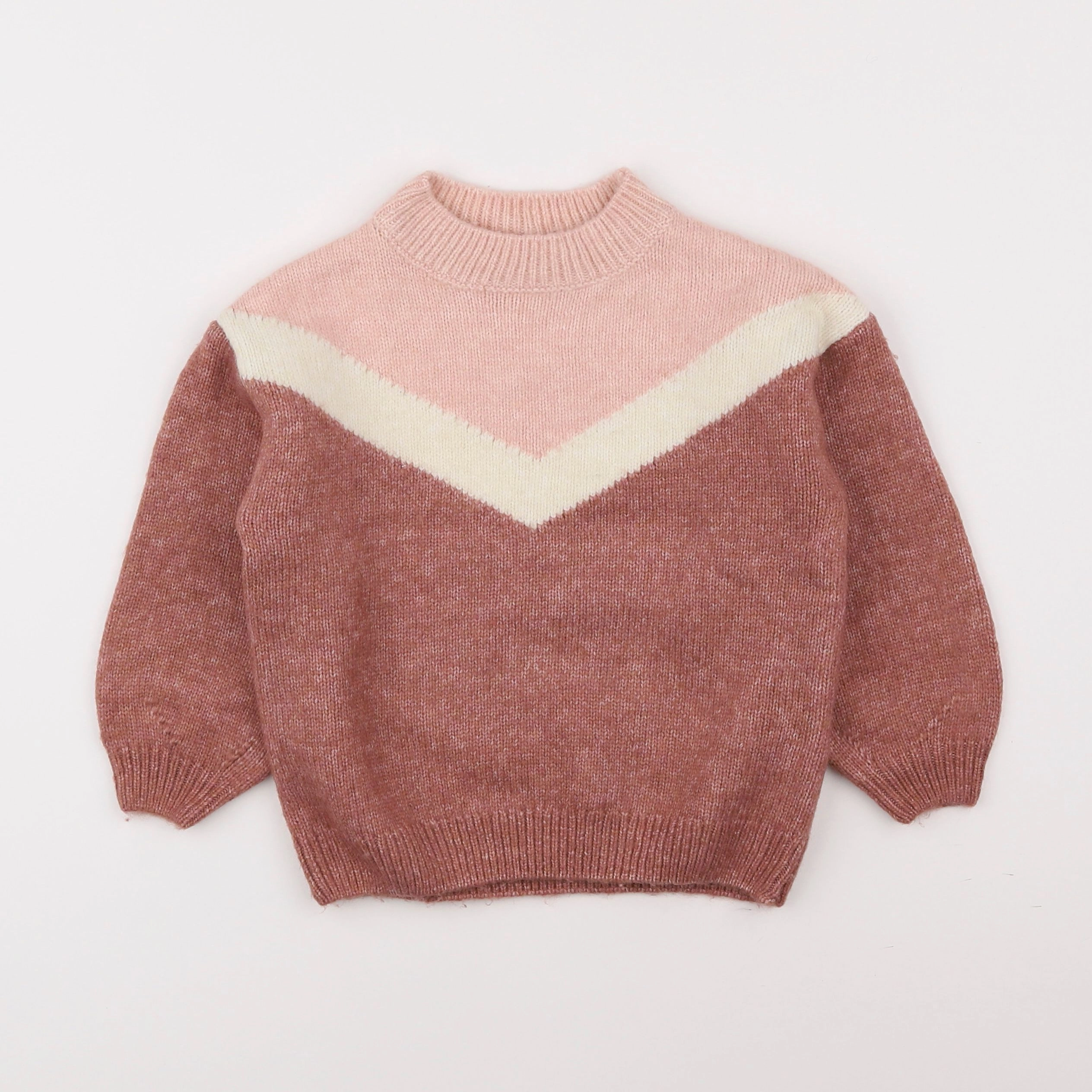 Vertbaudet - pull rose - 5 ans