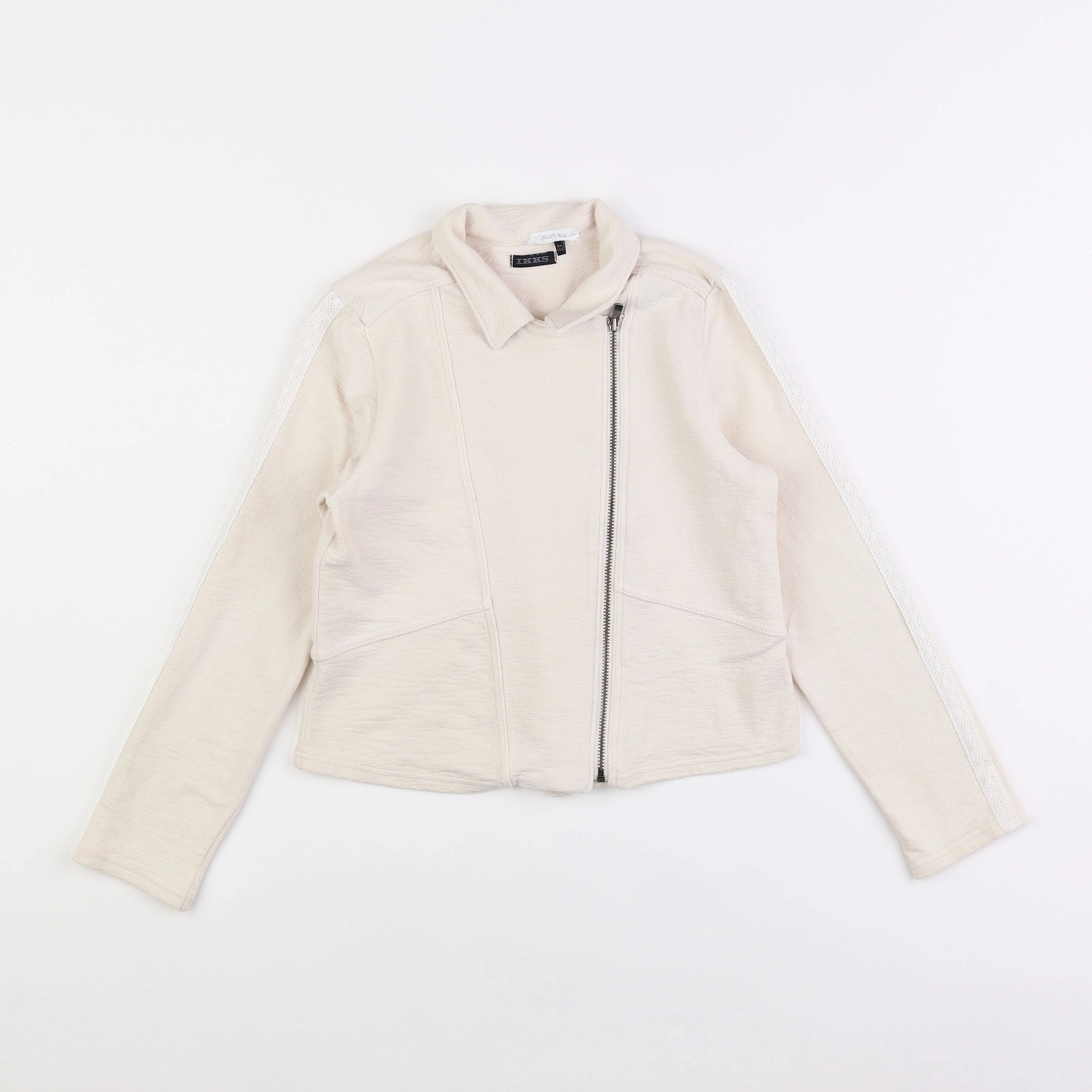 IKKS - veste blanc - 8 ans