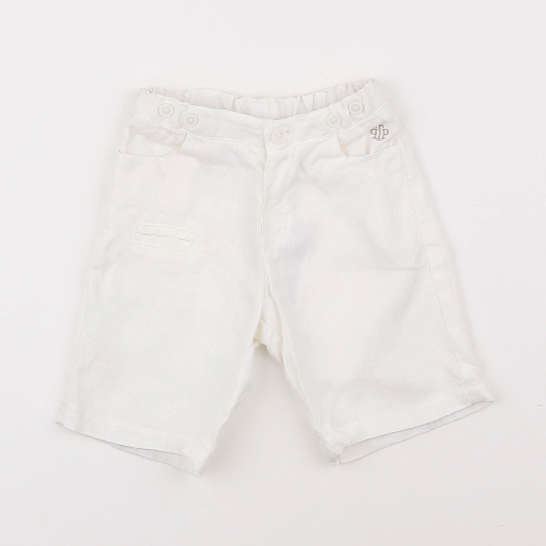 Tutto Piccolo - short blanc - 3 ans