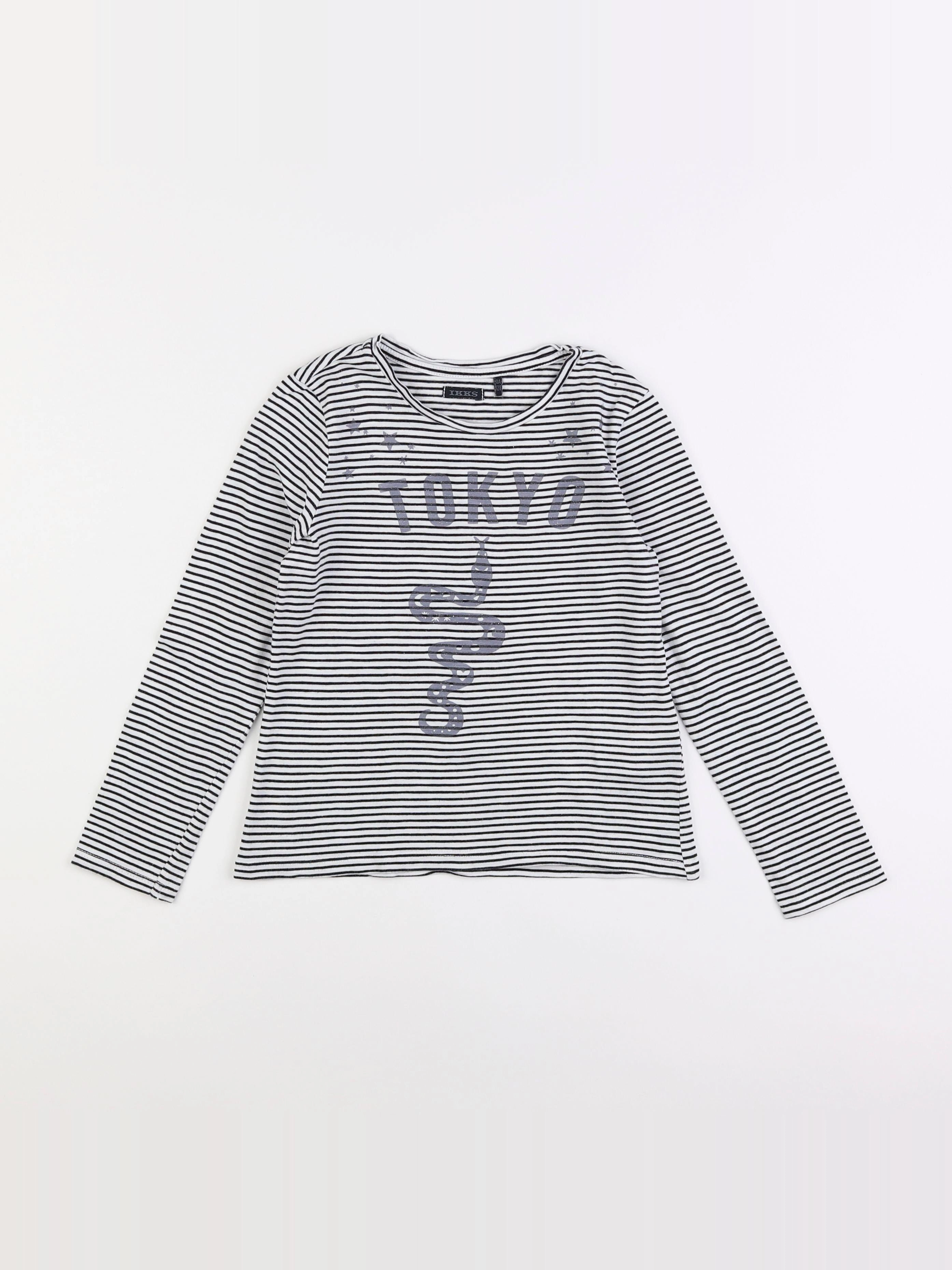 IKKS - tee-shirt noir - 8 ans