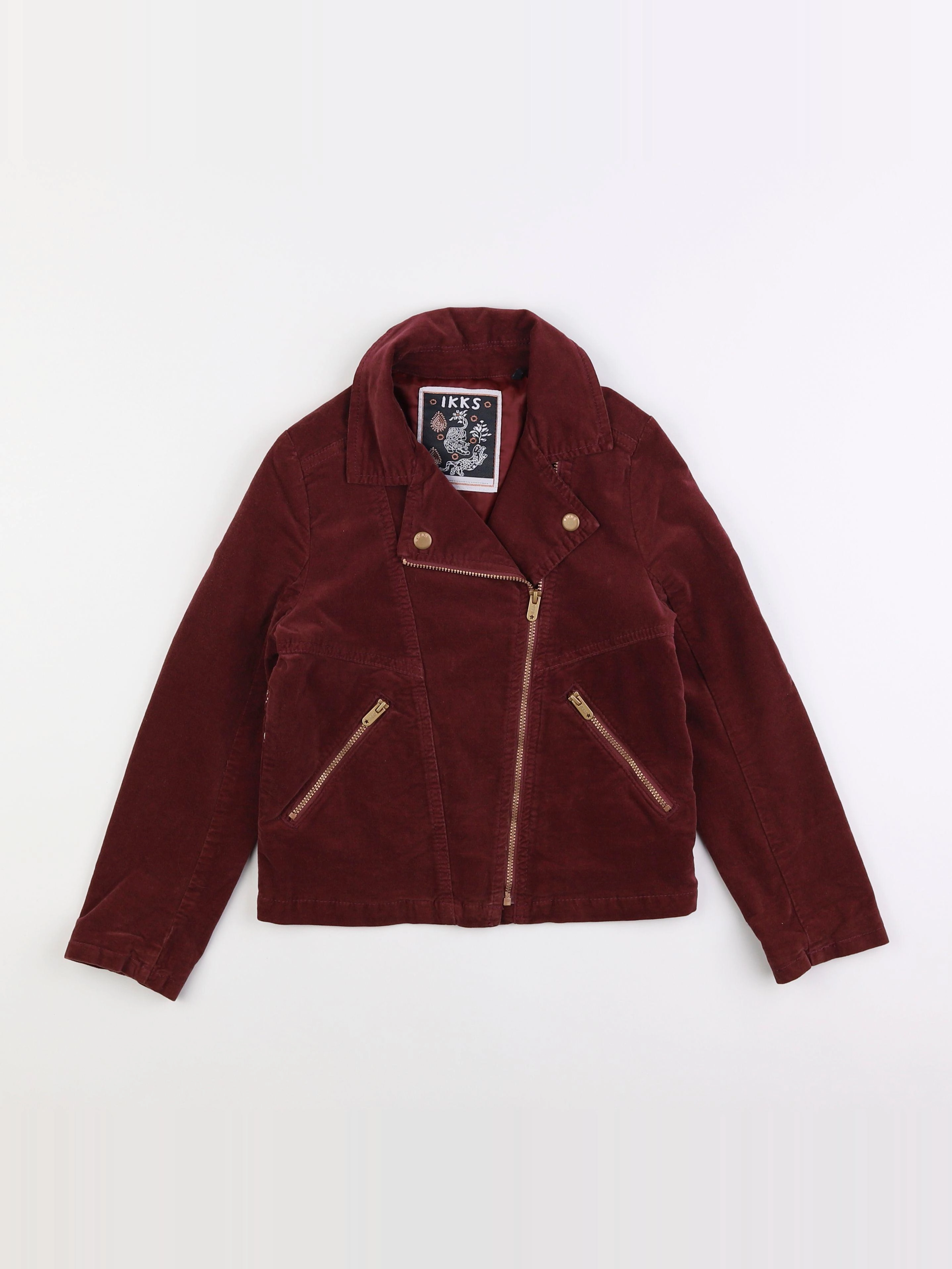 IKKS - veste imprimé au dos rose - 8 ans