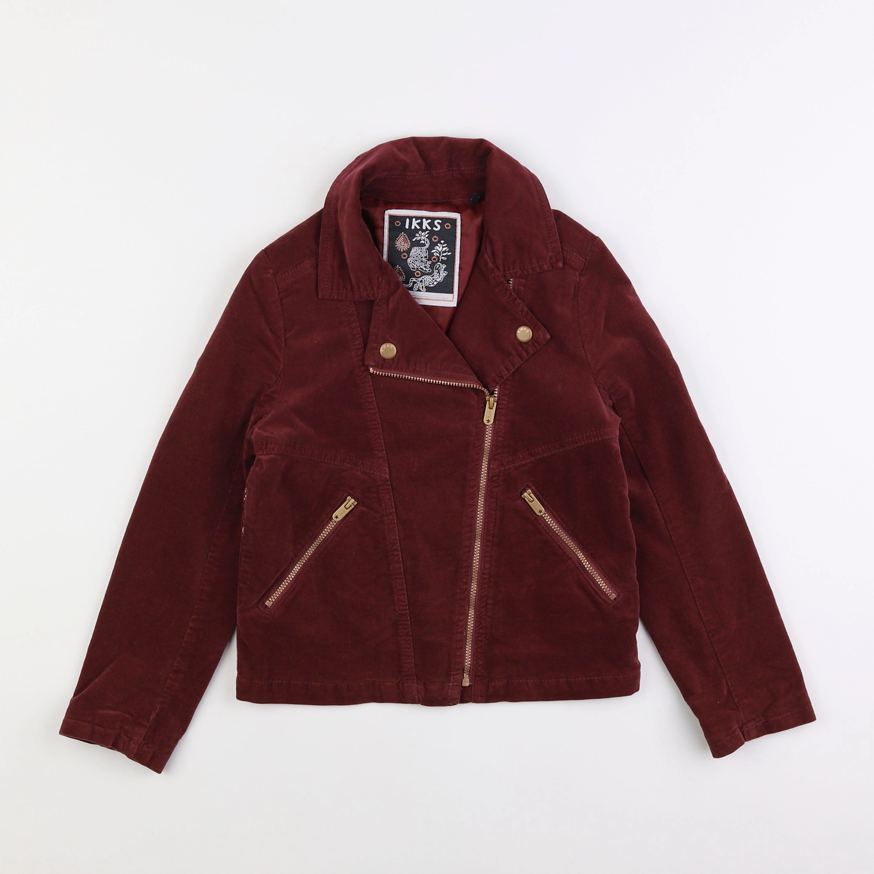 IKKS - veste imprimé au dos rose - 8 ans