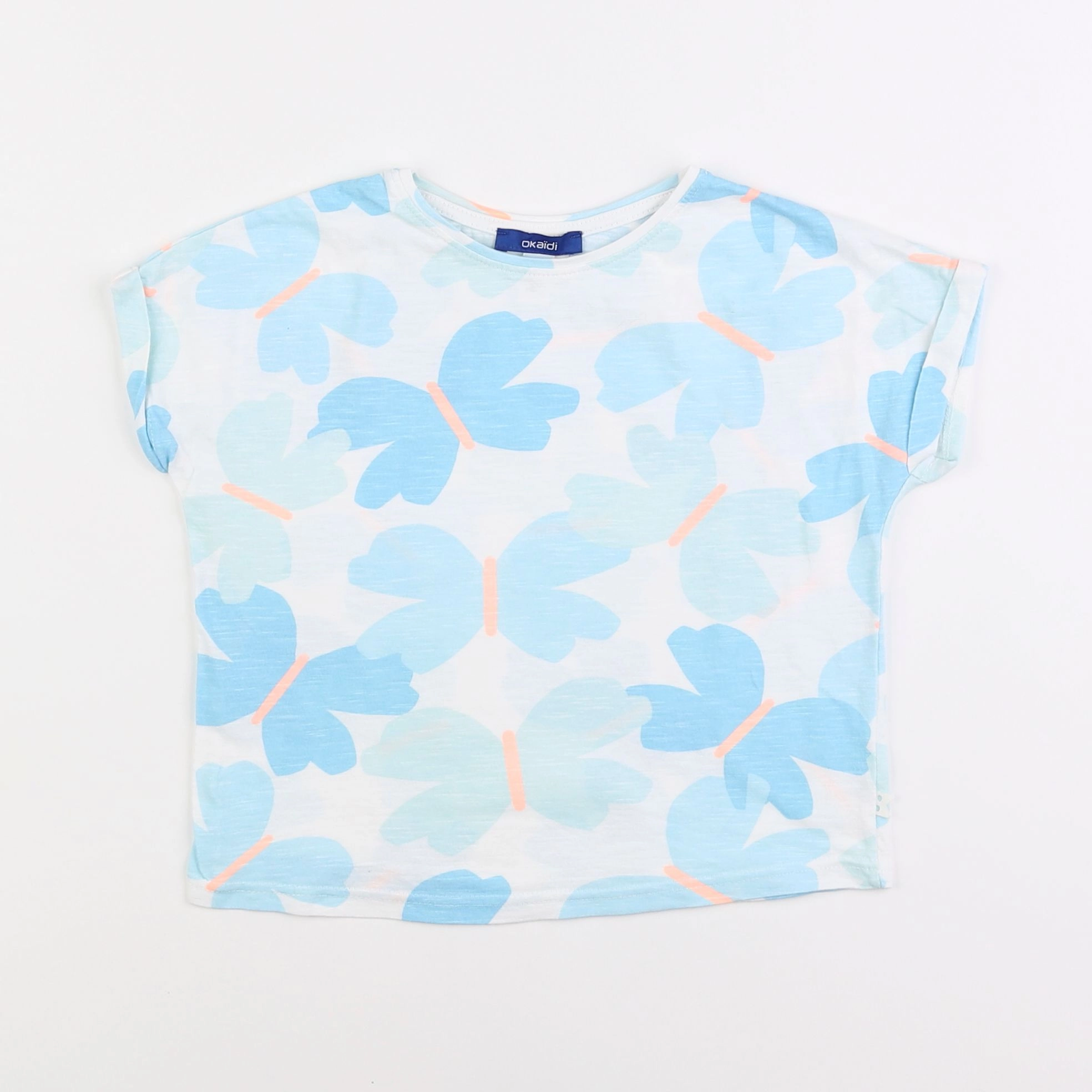 Okaidi - tee-shirt bleu - 5 ans