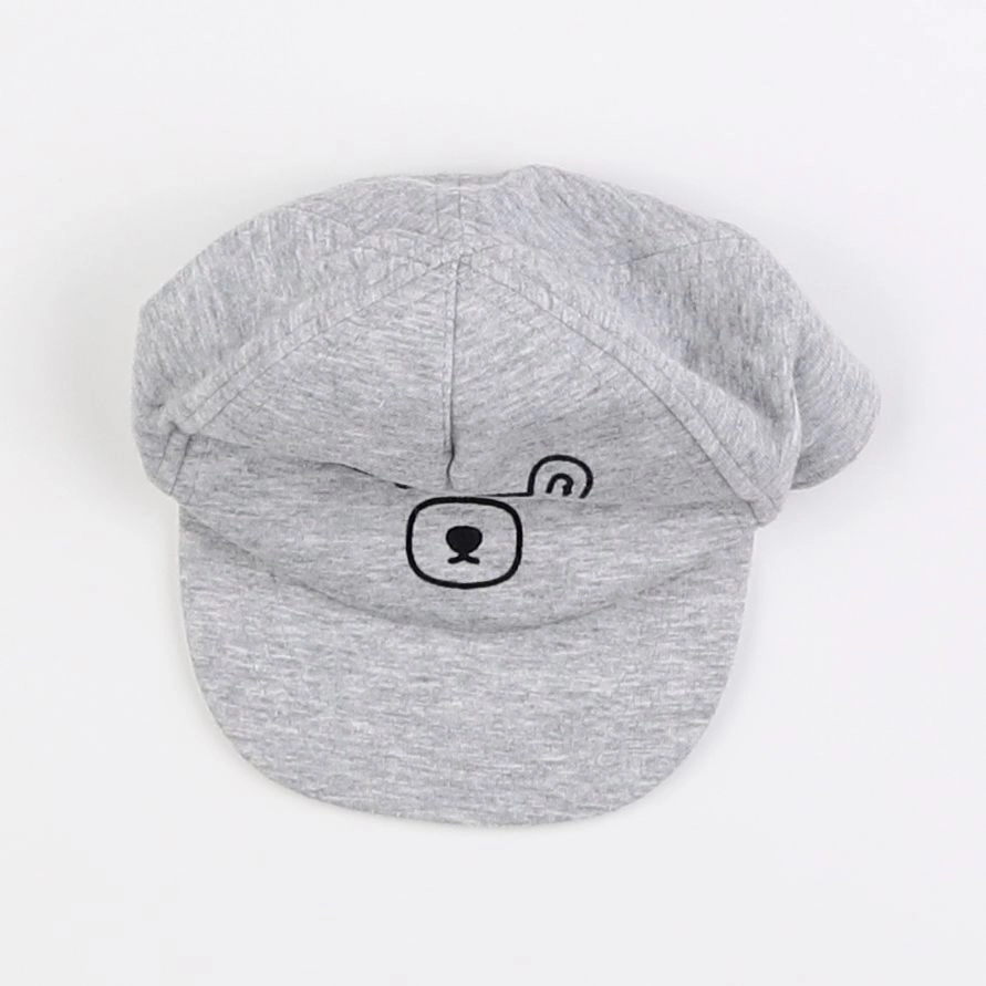 Vertbaudet - casquette gris - 3/6 mois